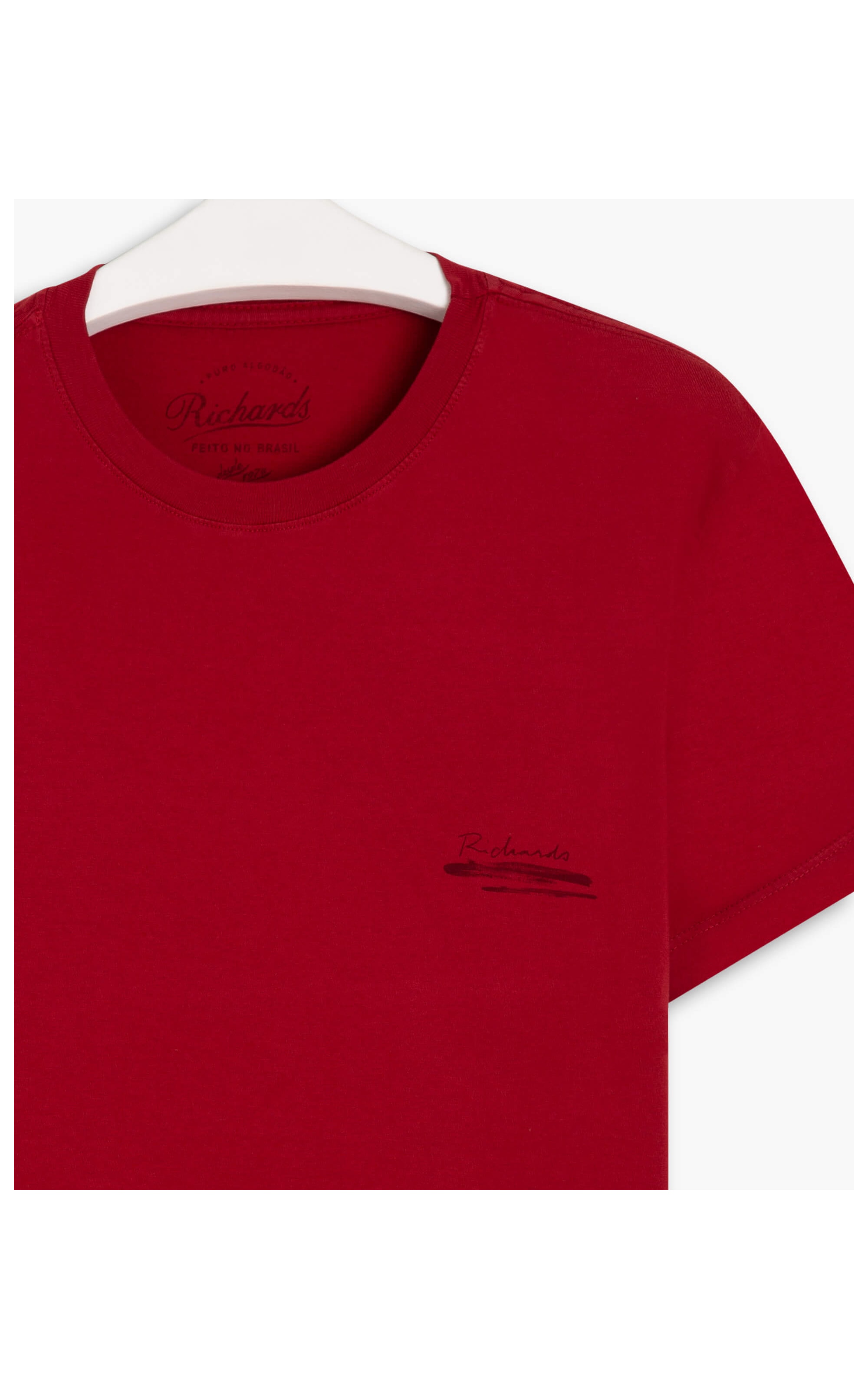 T-Shirt Mm Richards Lizard Mc Vinho