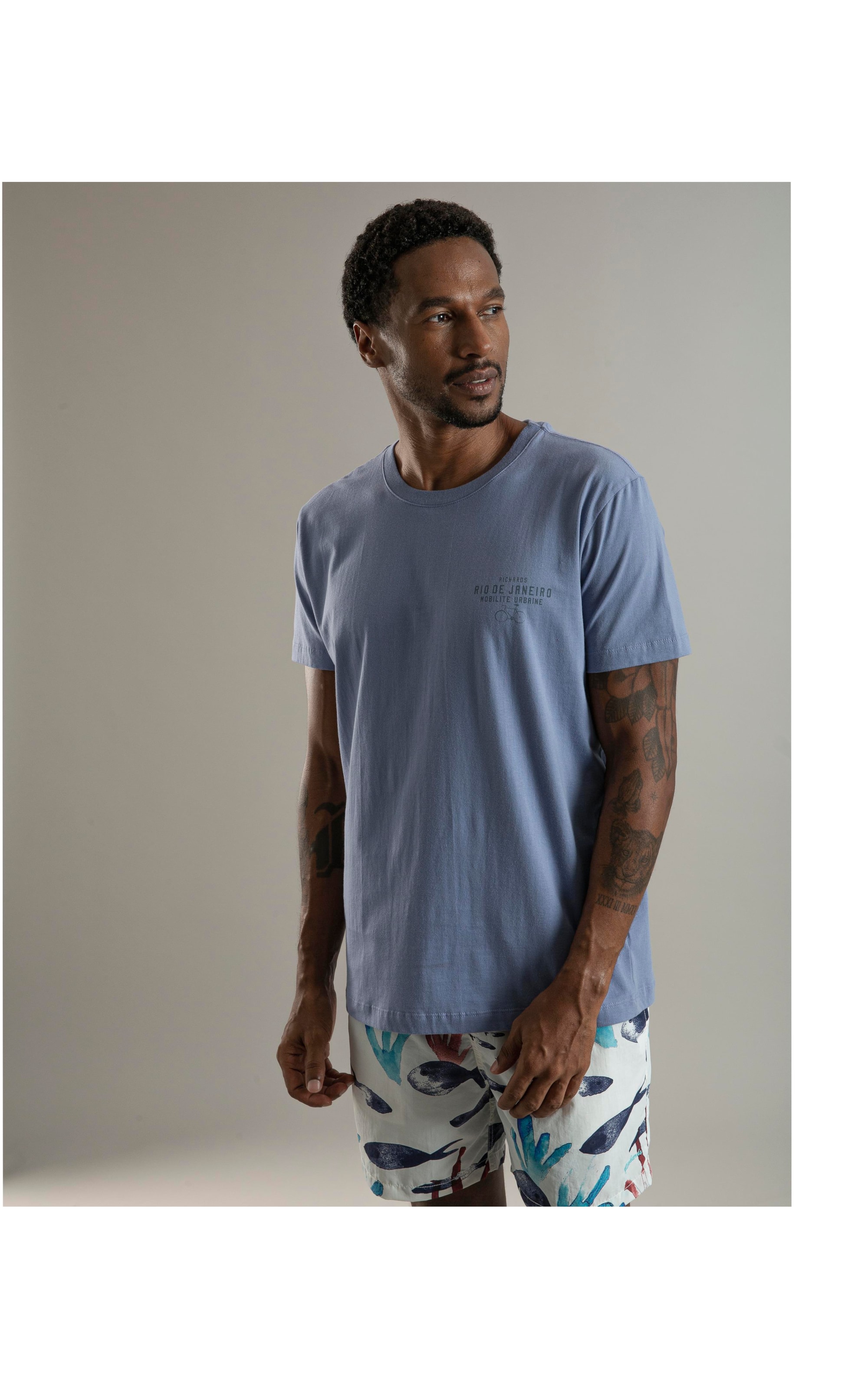 T-Shirt Mm Rj Mobilite Mc Azul Pervante