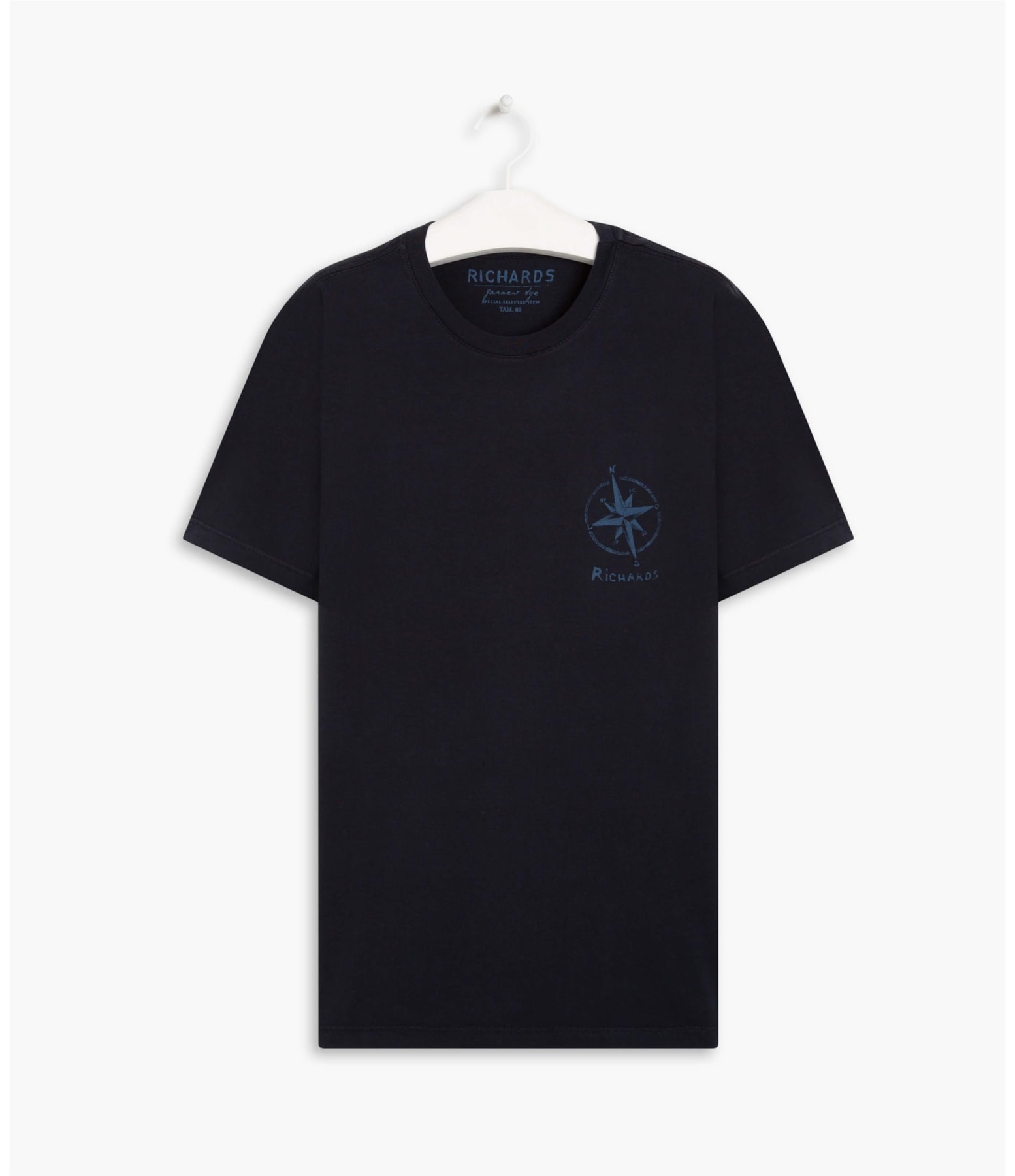 T-Shirt Mm Rosa Dos Ventos Dark Navy