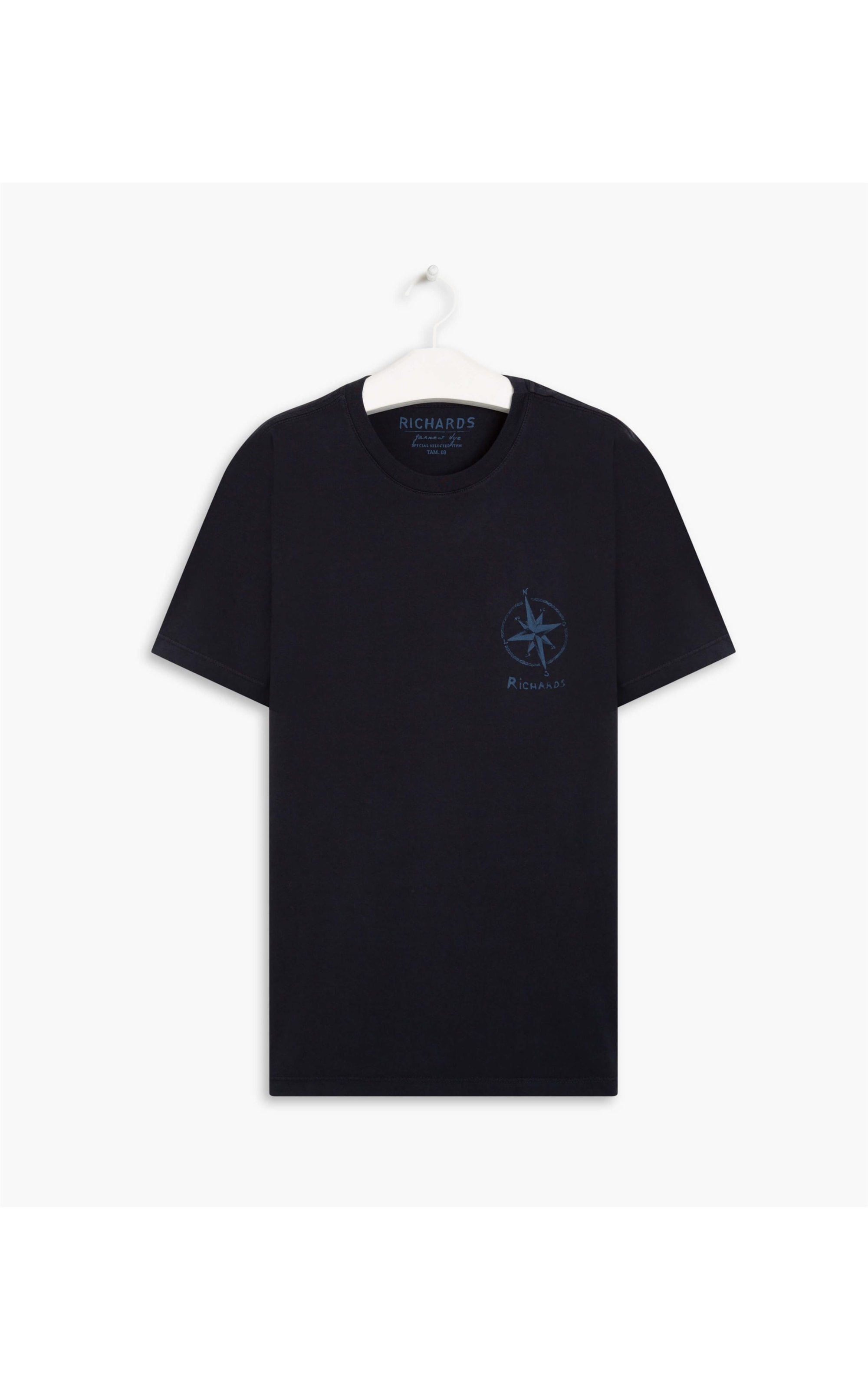 T-Shirt Mm Rosa Dos Ventos Dark Navy