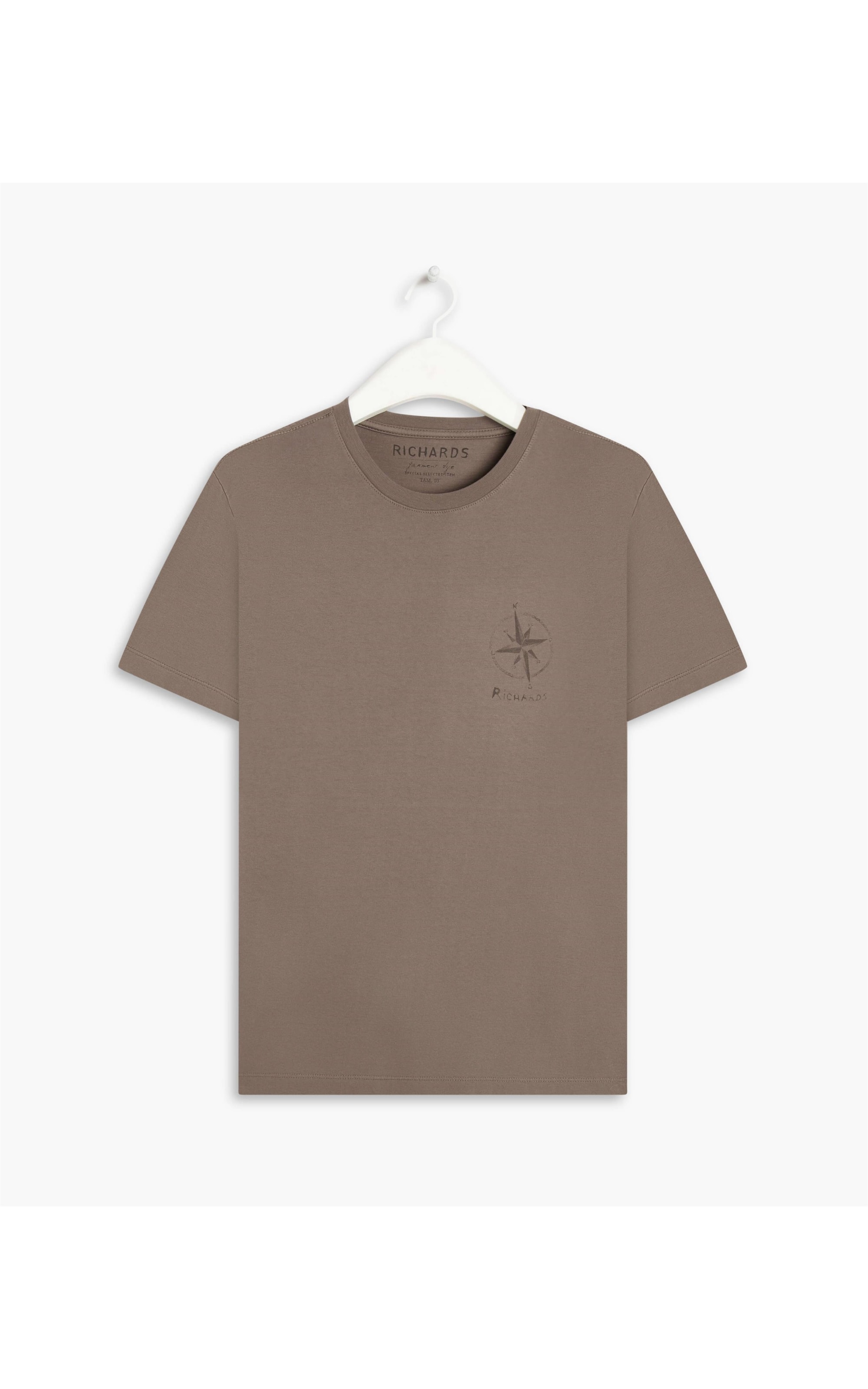 T-Shirt Mm Rosa Dos Ventos Peito Havana