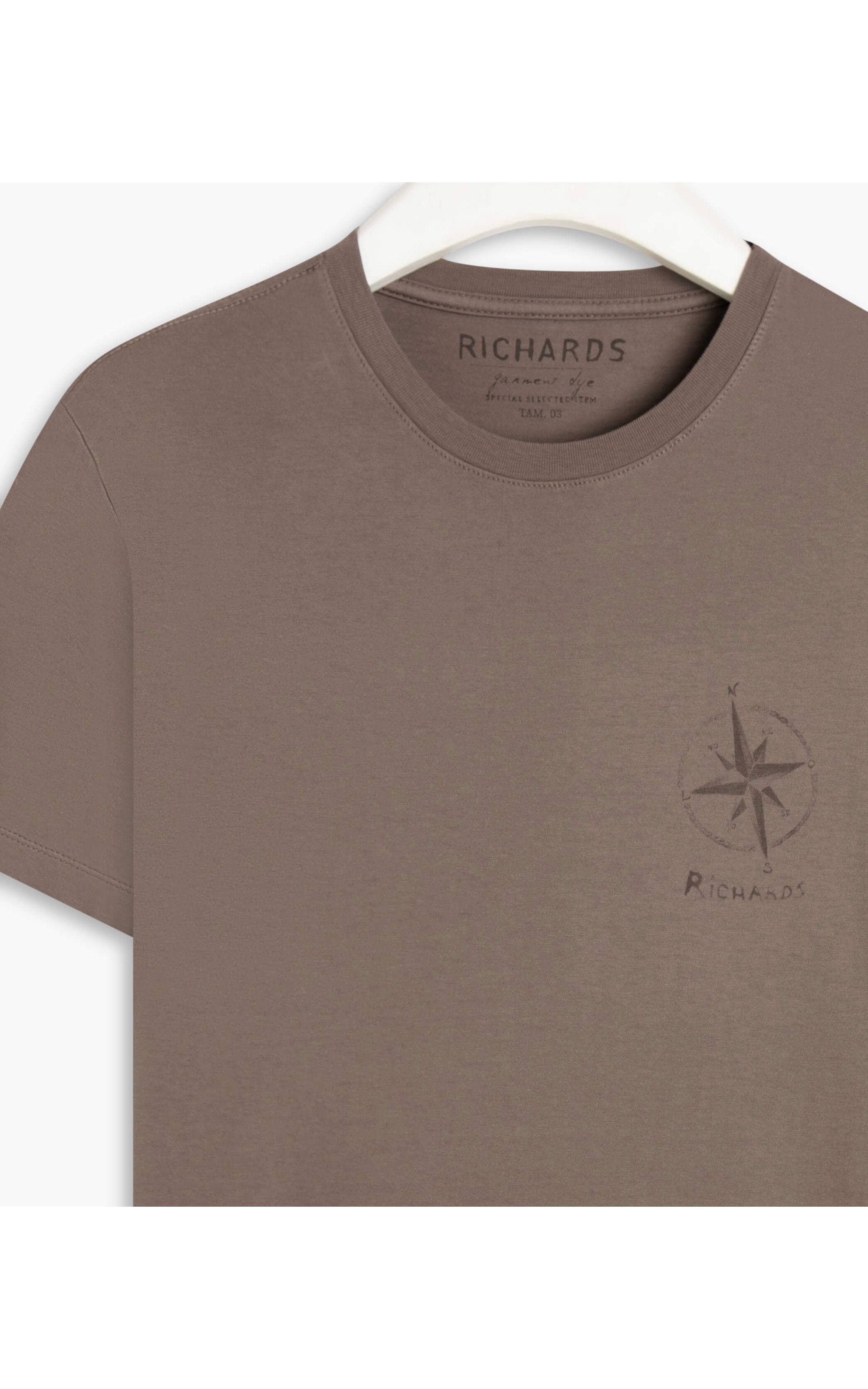 T-Shirt Mm Rosa Dos Ventos Peito Havana
