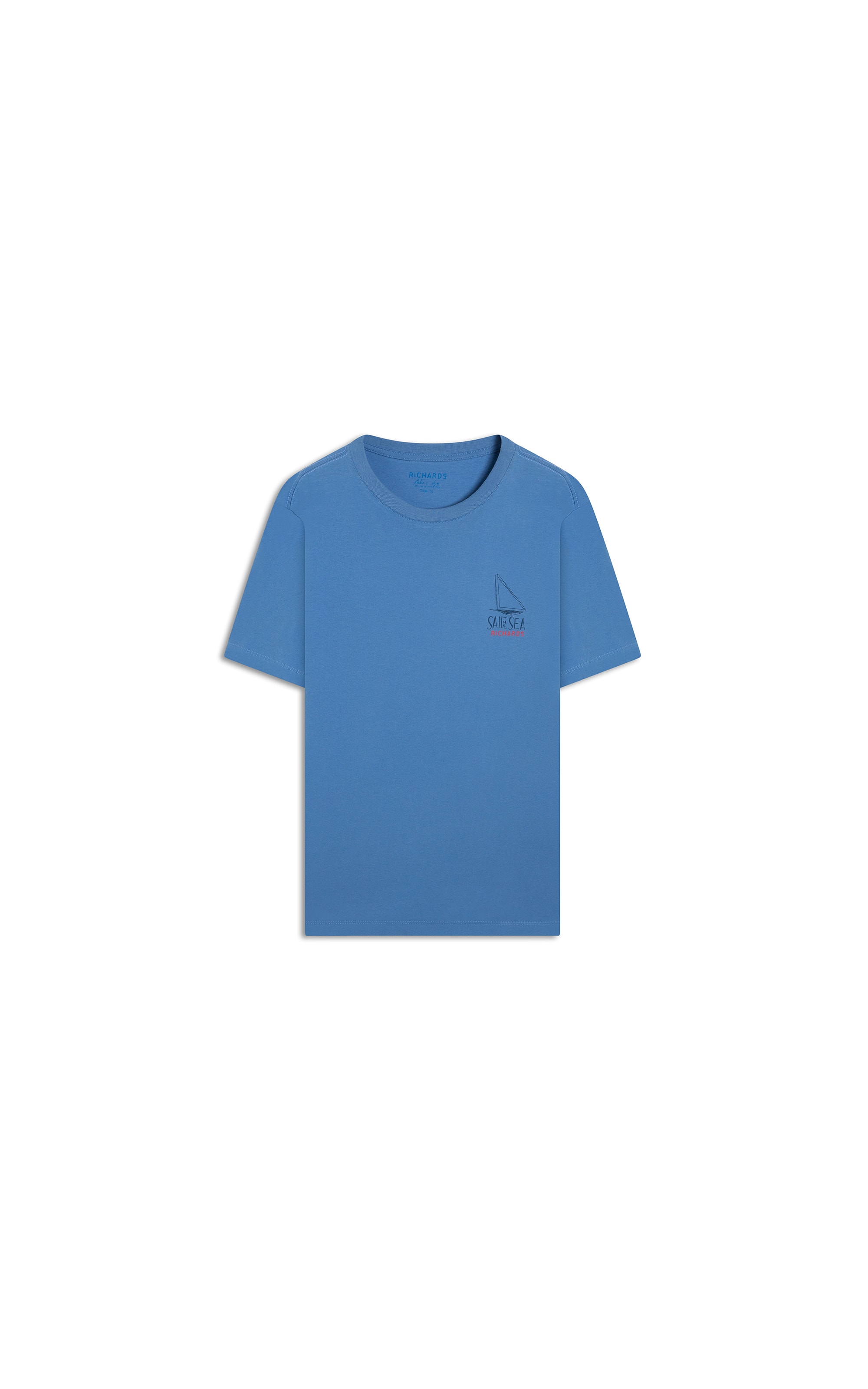 T-Shirt Mm Sail Peito Azul Medio