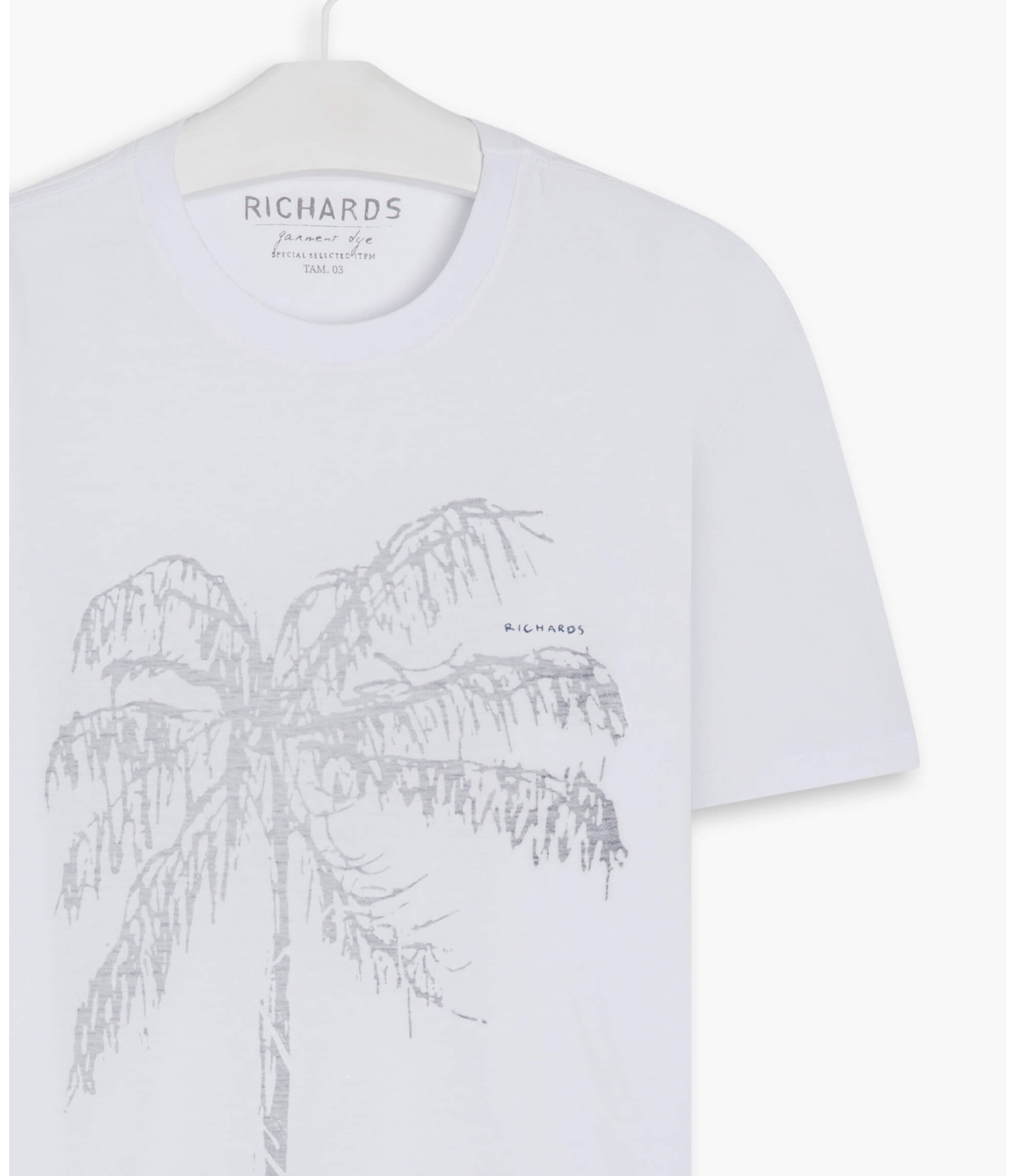 T-Shirt Mm Sketch Tropical Branco