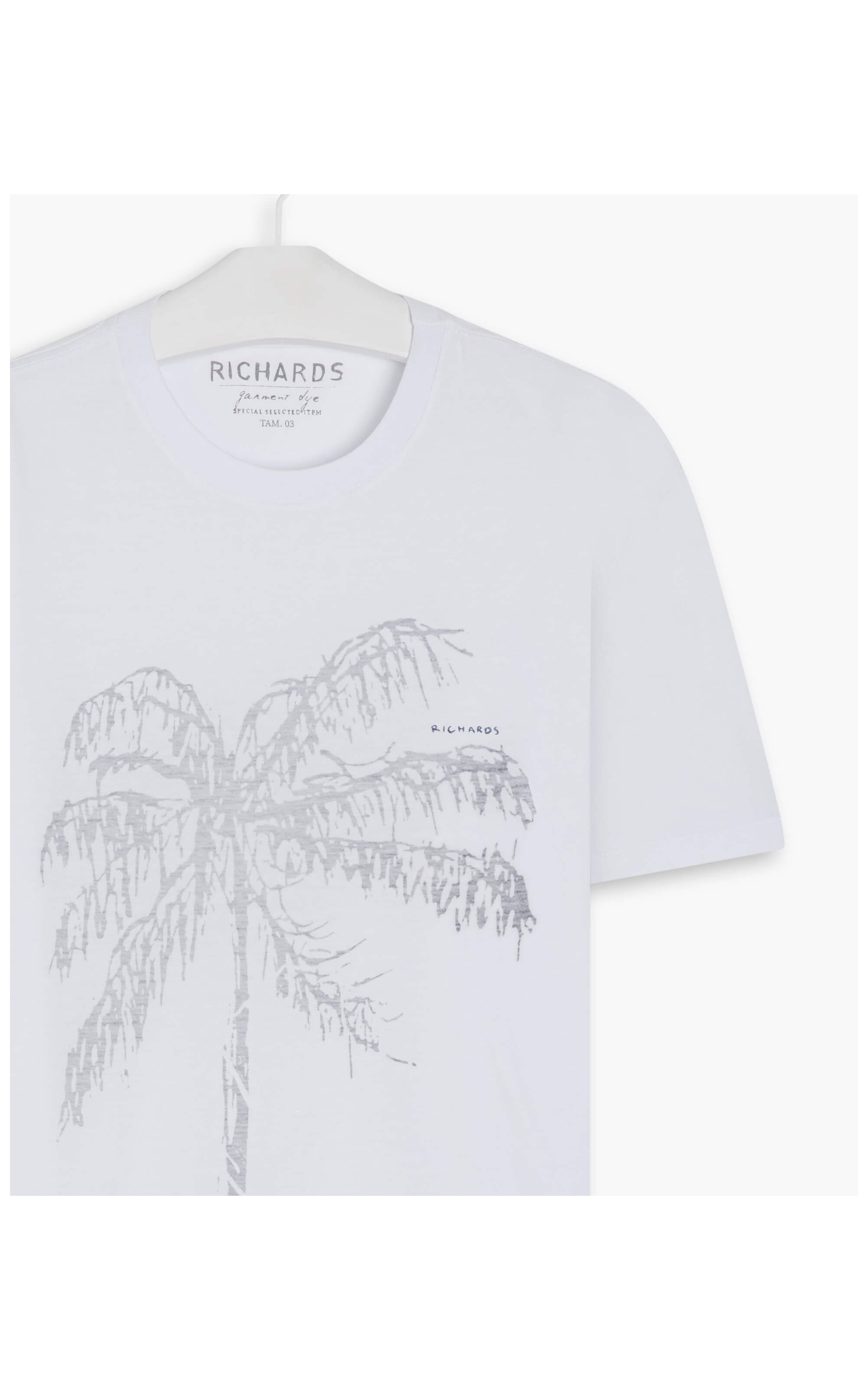 T-Shirt Mm Sketch Tropical Branco