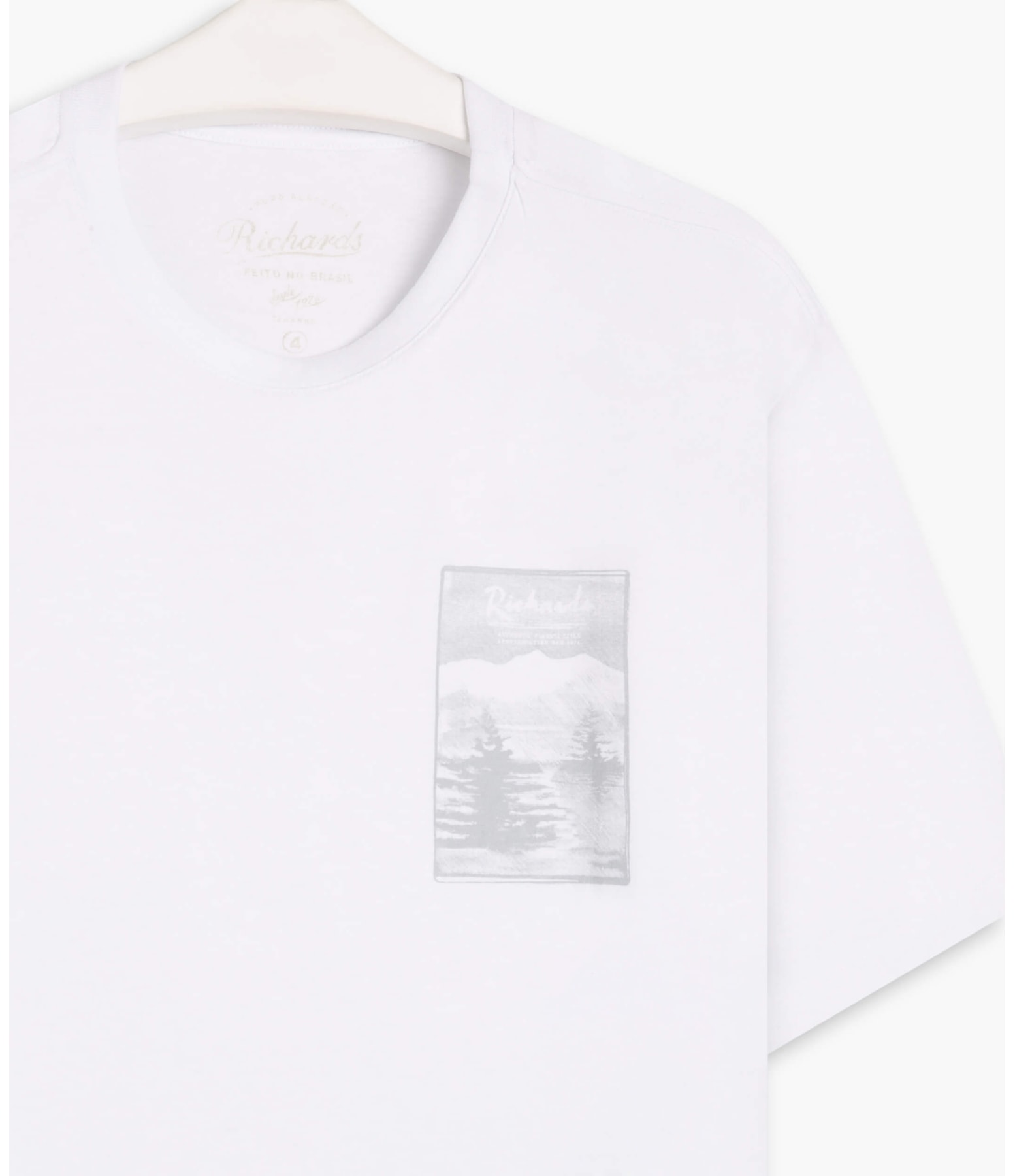 T-Shirt Mm Square View Mc Branco
