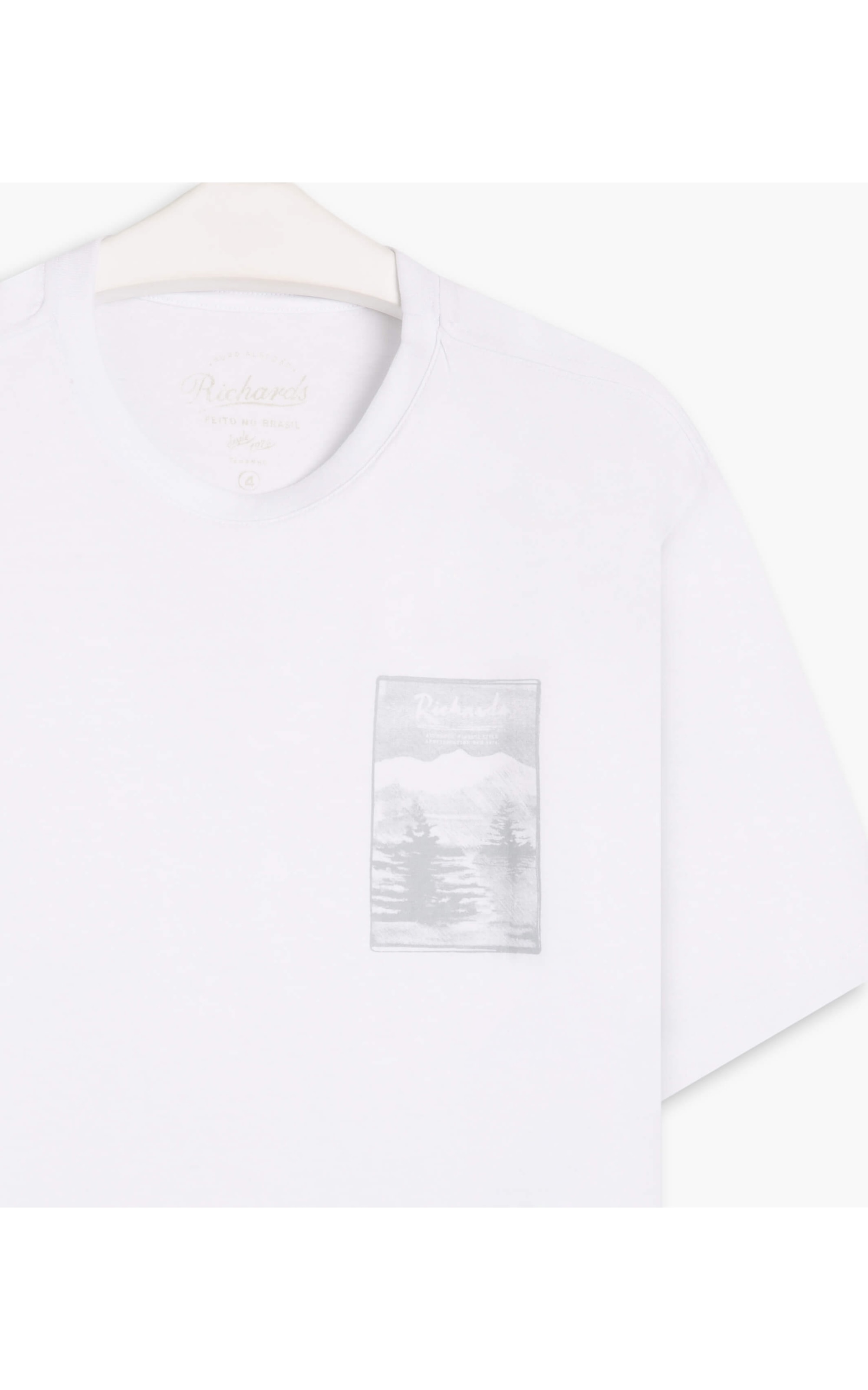 T-Shirt Mm Square View Mc Branco