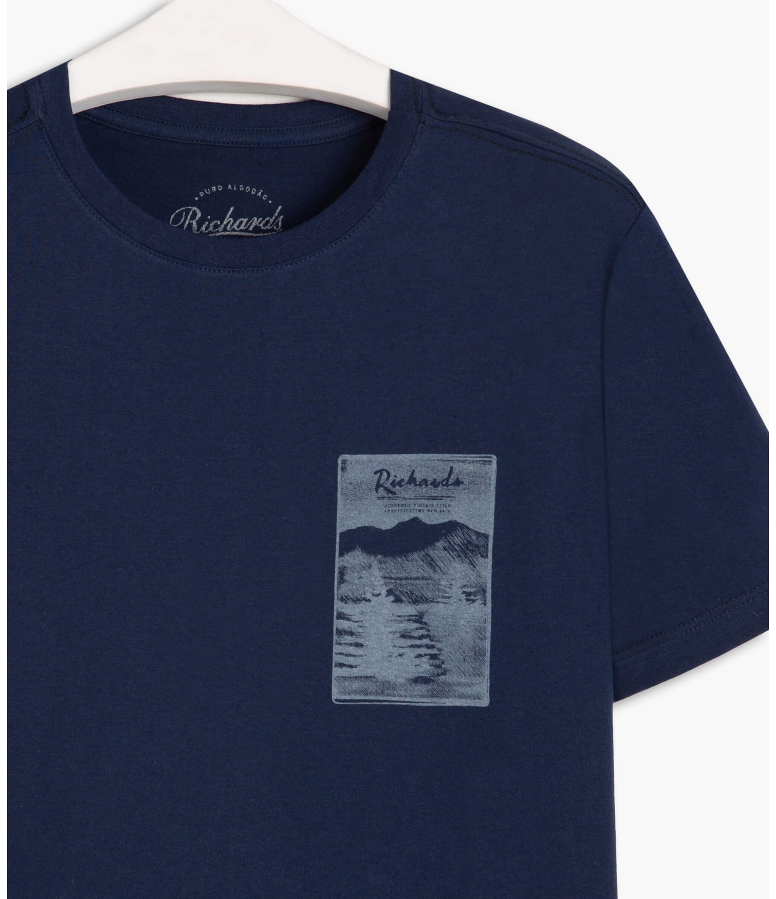 T-Shirt Mm Square View Mc Dark Navy