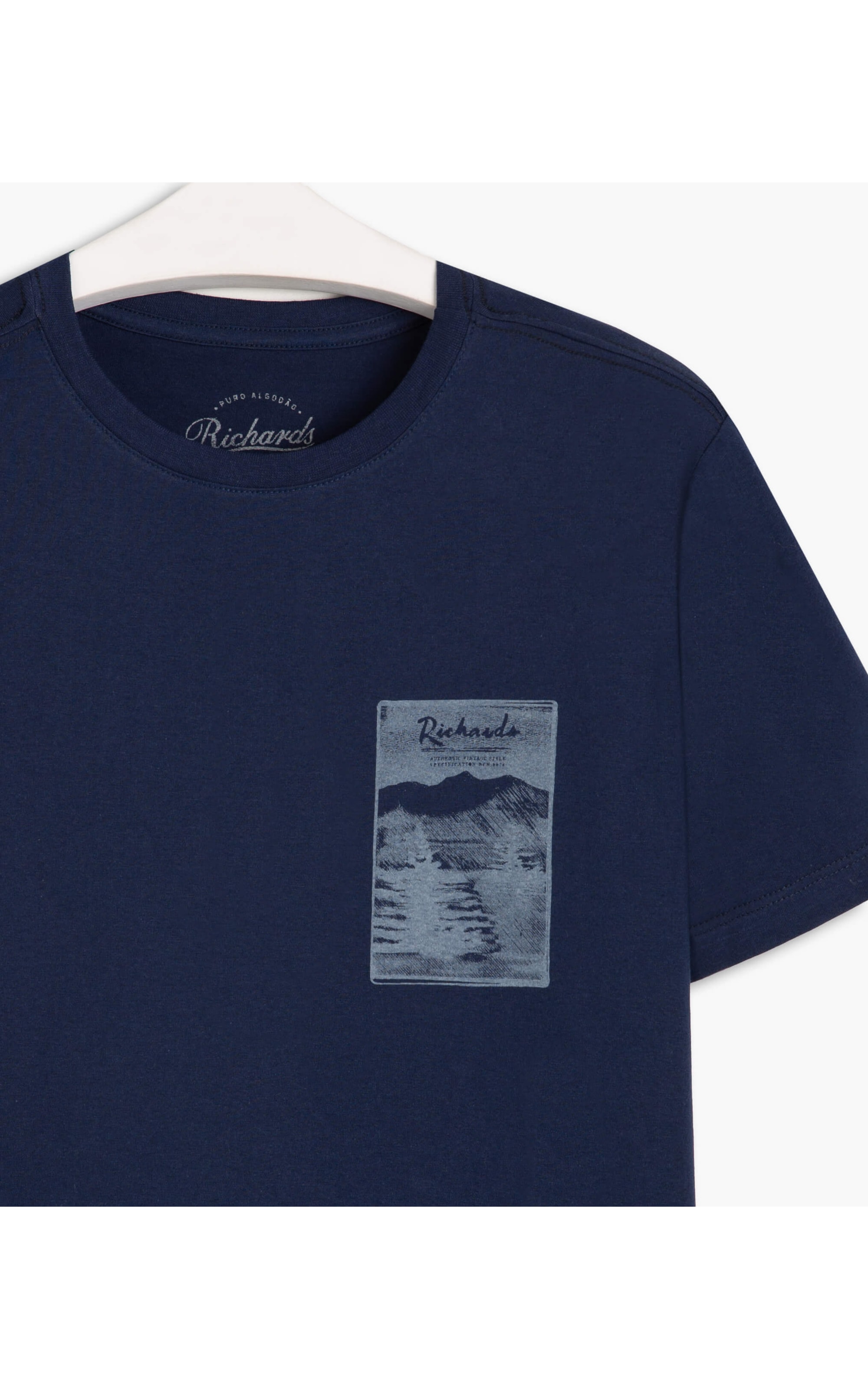 T-Shirt Mm Square View Mc Dark Navy