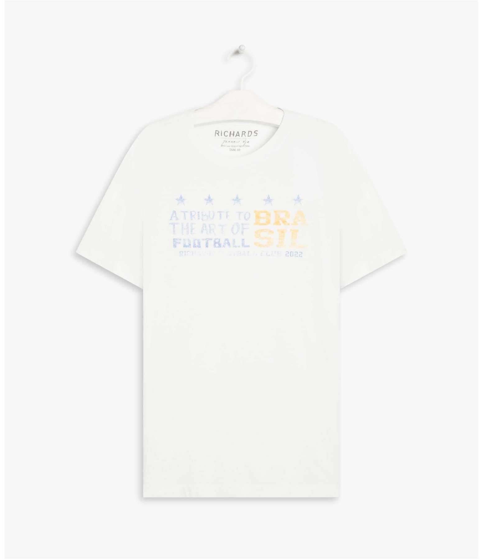 T-Shirt Mm Stars Cup Branco