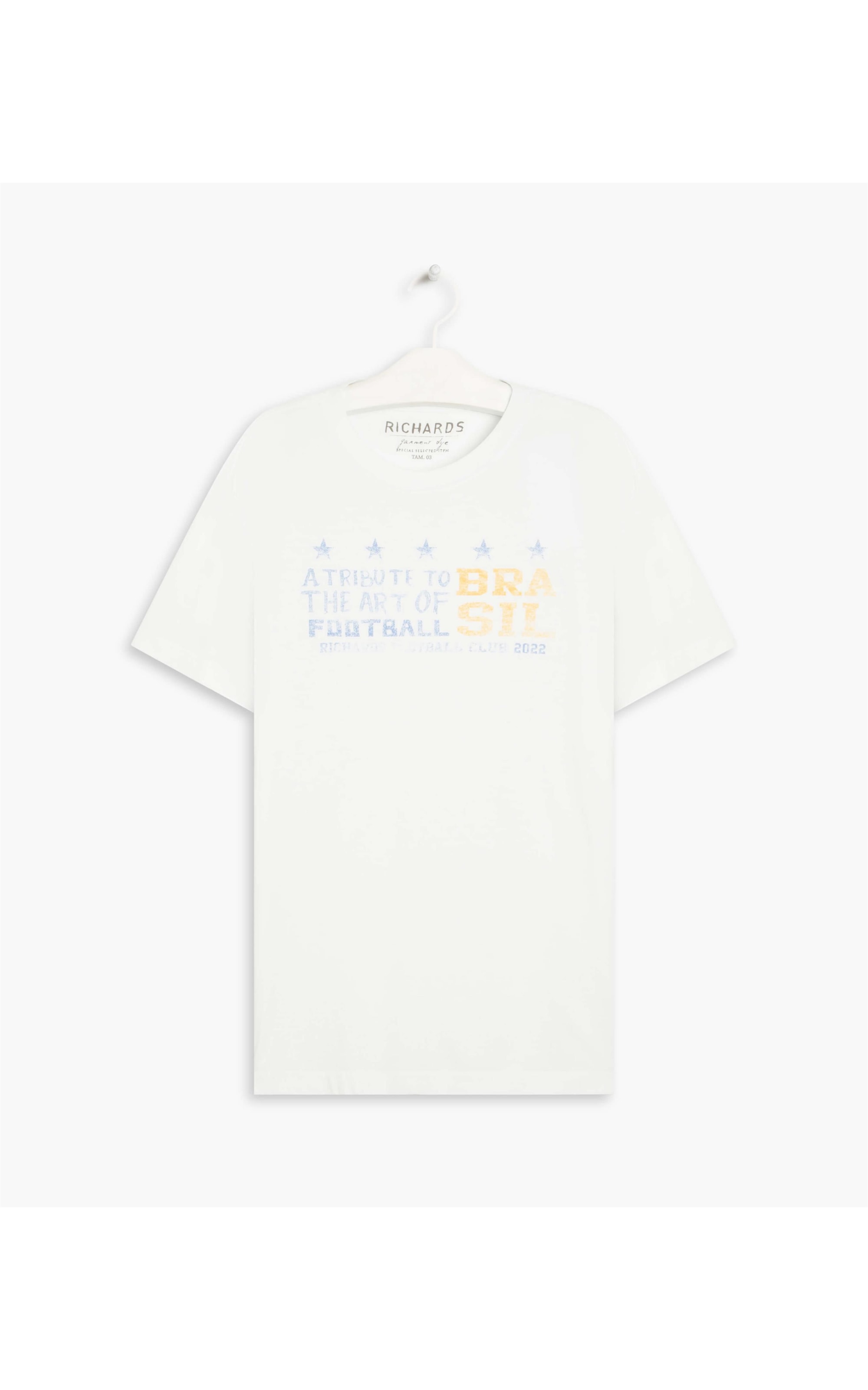 T-Shirt Mm Stars Cup Branco