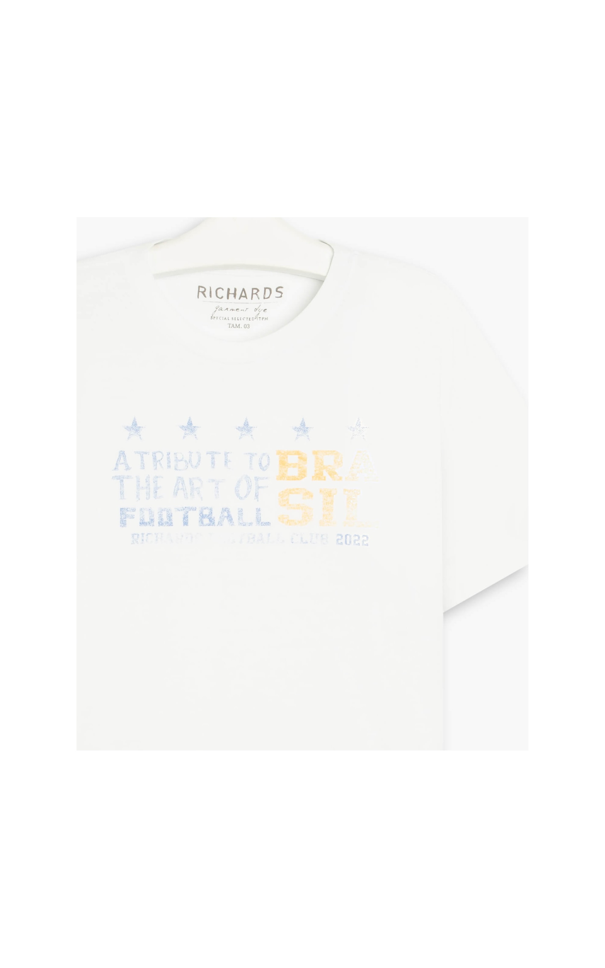T-Shirt Mm Stars Cup Branco