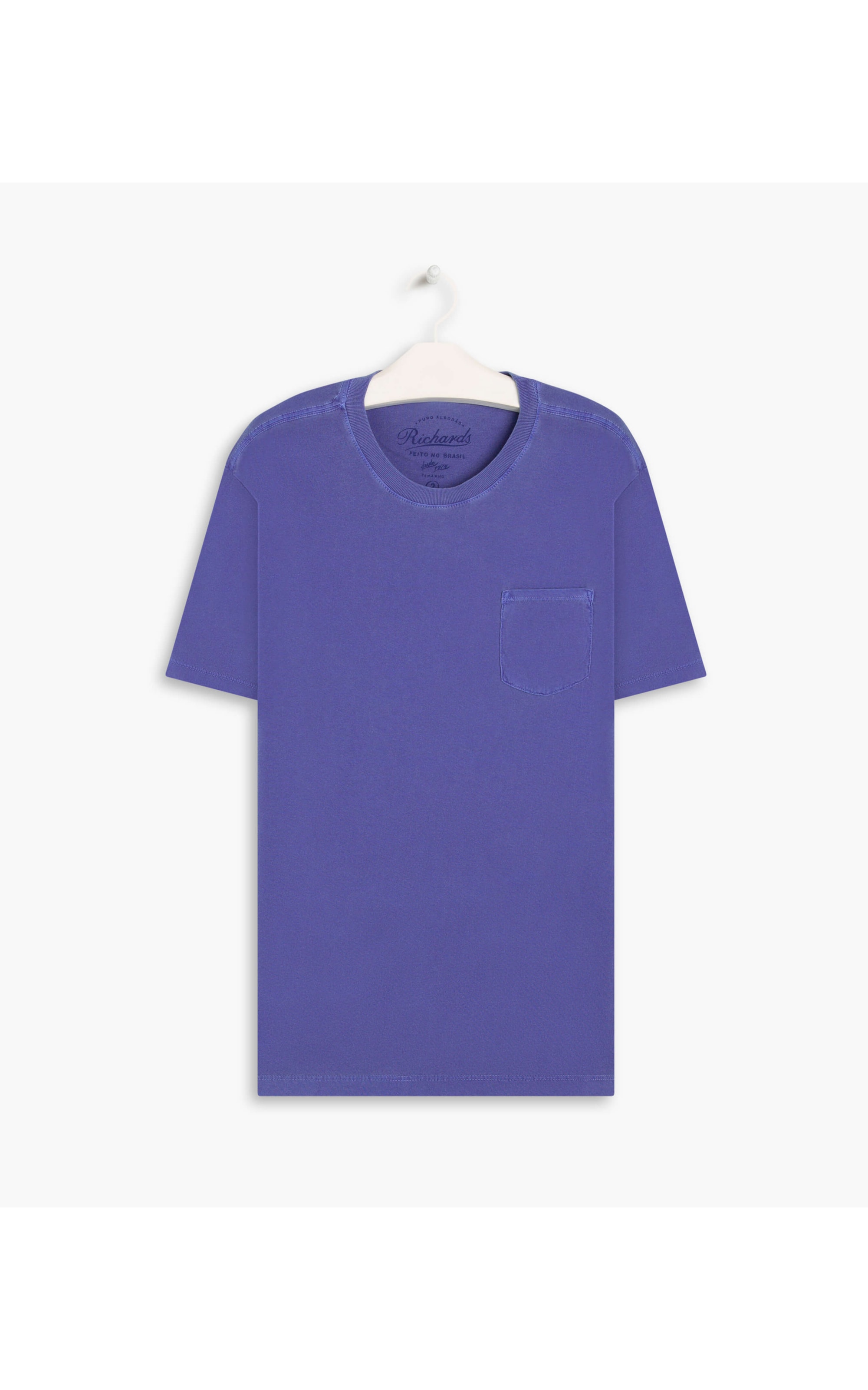 T-Shirt Mm Stone Lisa Com Bolso Azul Bic
