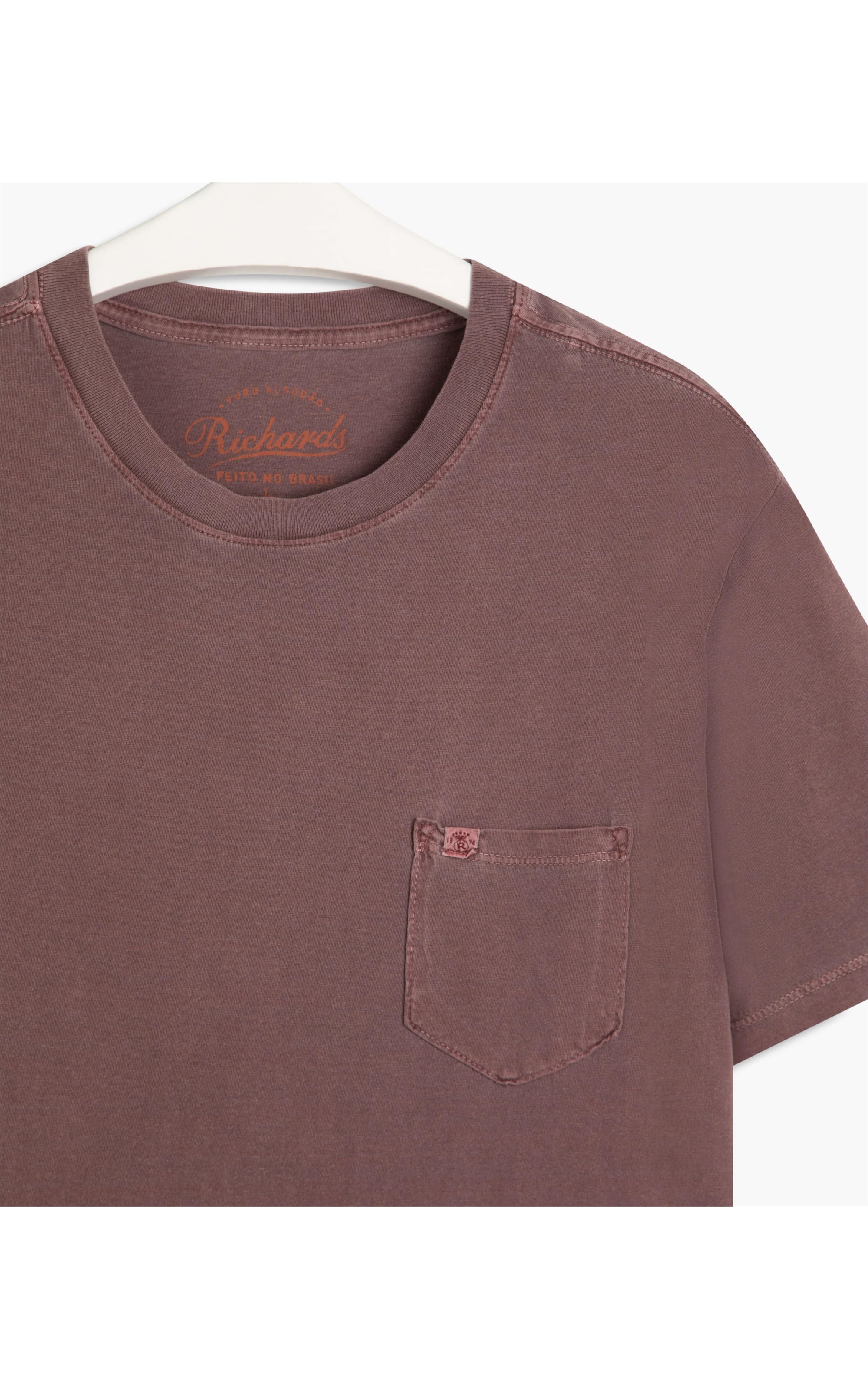 T-Shirt Mm Stone  Lisa Com Bolso Bordeaux