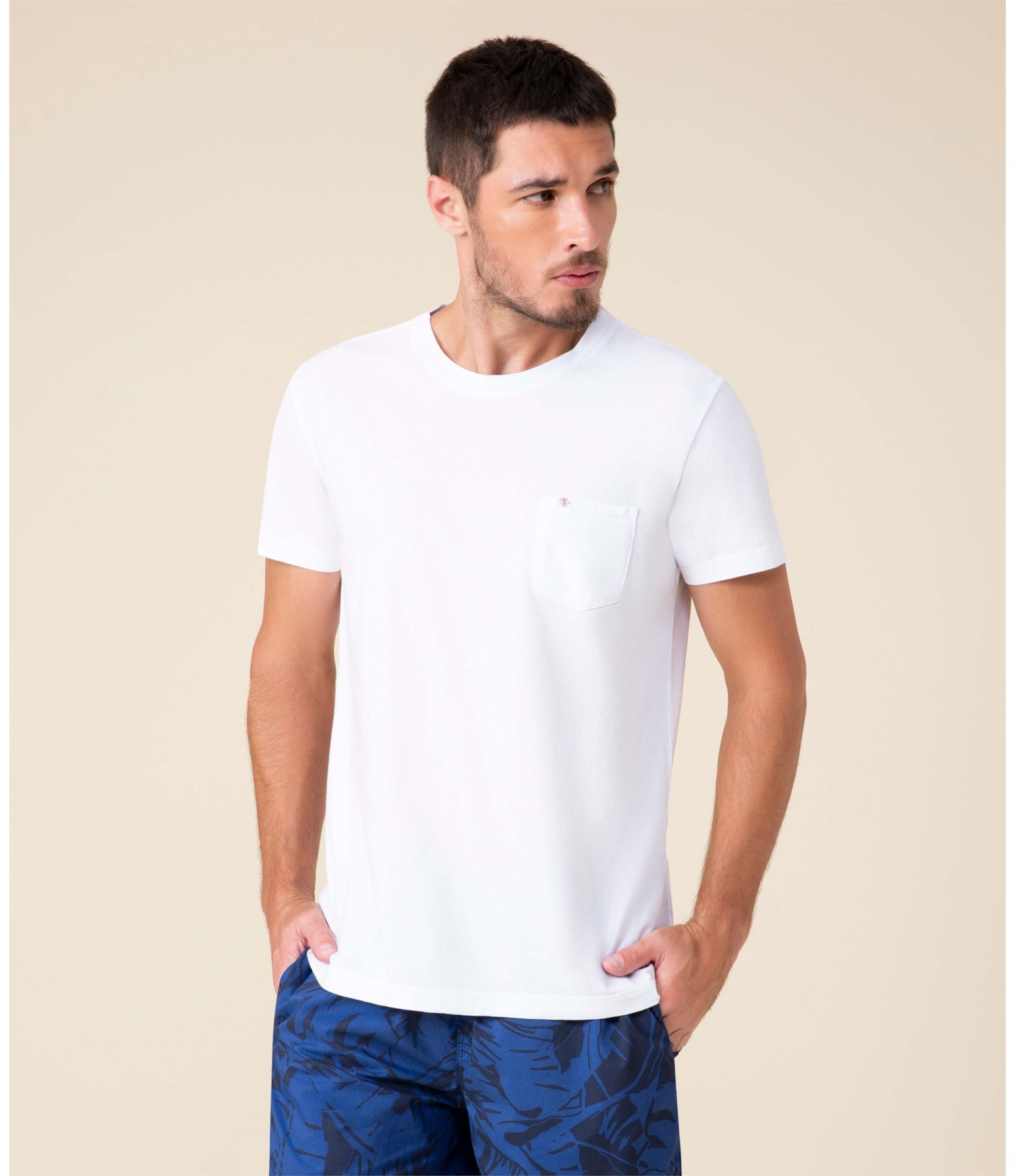 T-Shirt Mm Stone  Lisa Com Bolso Branco