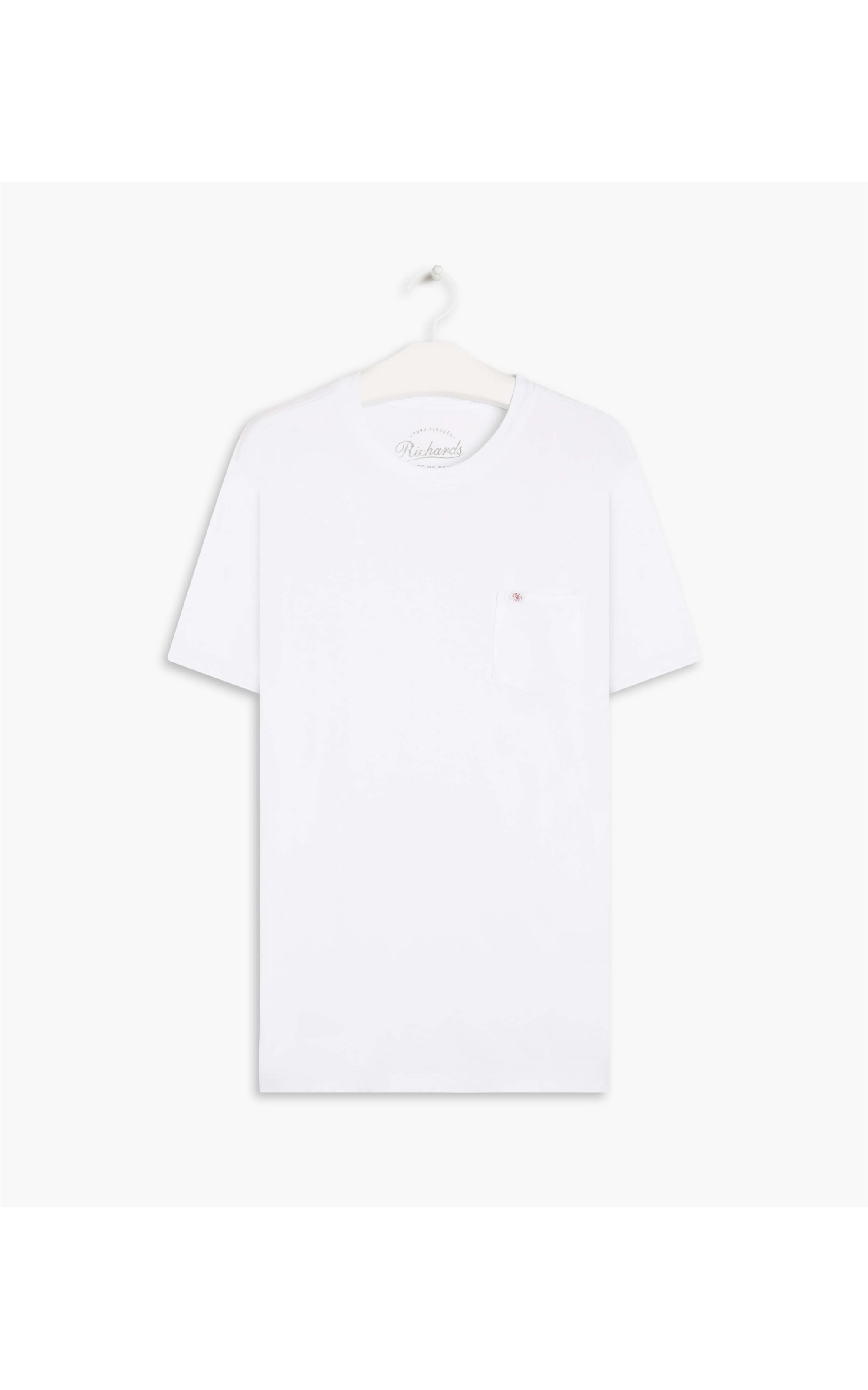 T-Shirt Mm Stone Lisa Com Bolso Branco