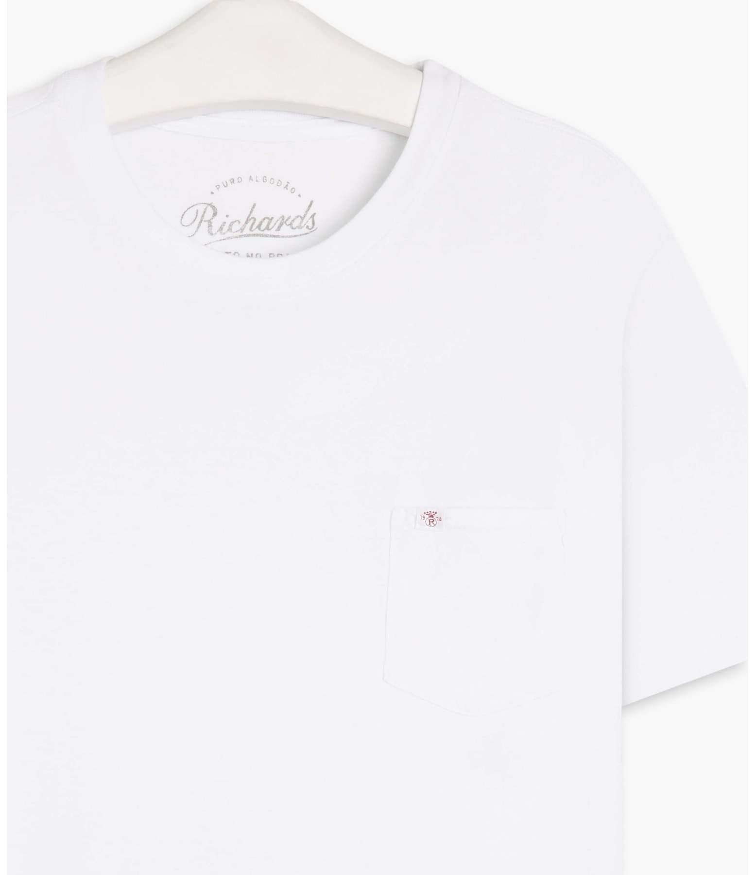 T-Shirt Mm Stone Lisa Com Bolso Branco