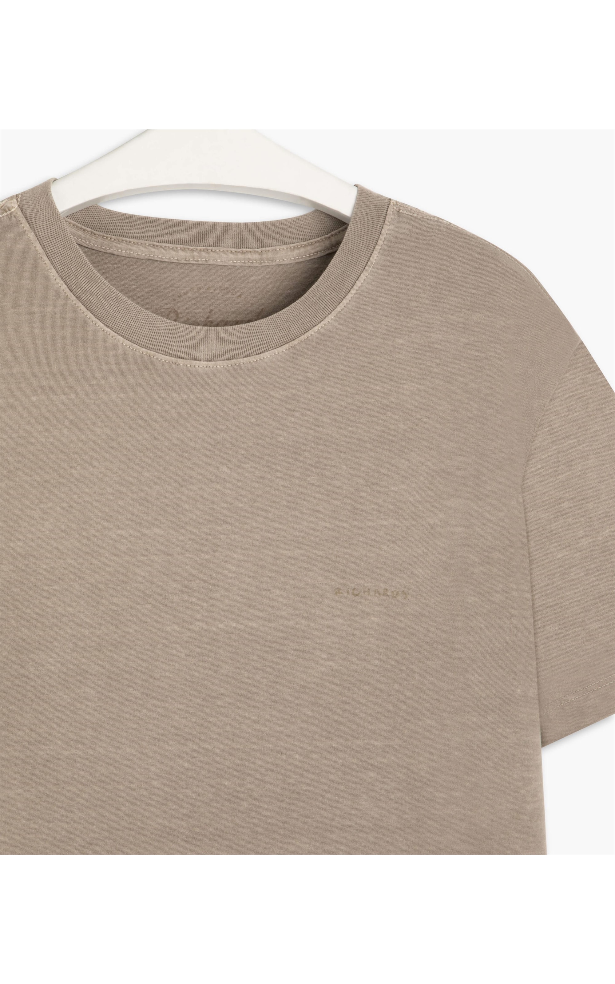 T-Shirt Mm Stone Manuscrito Mc Caqui