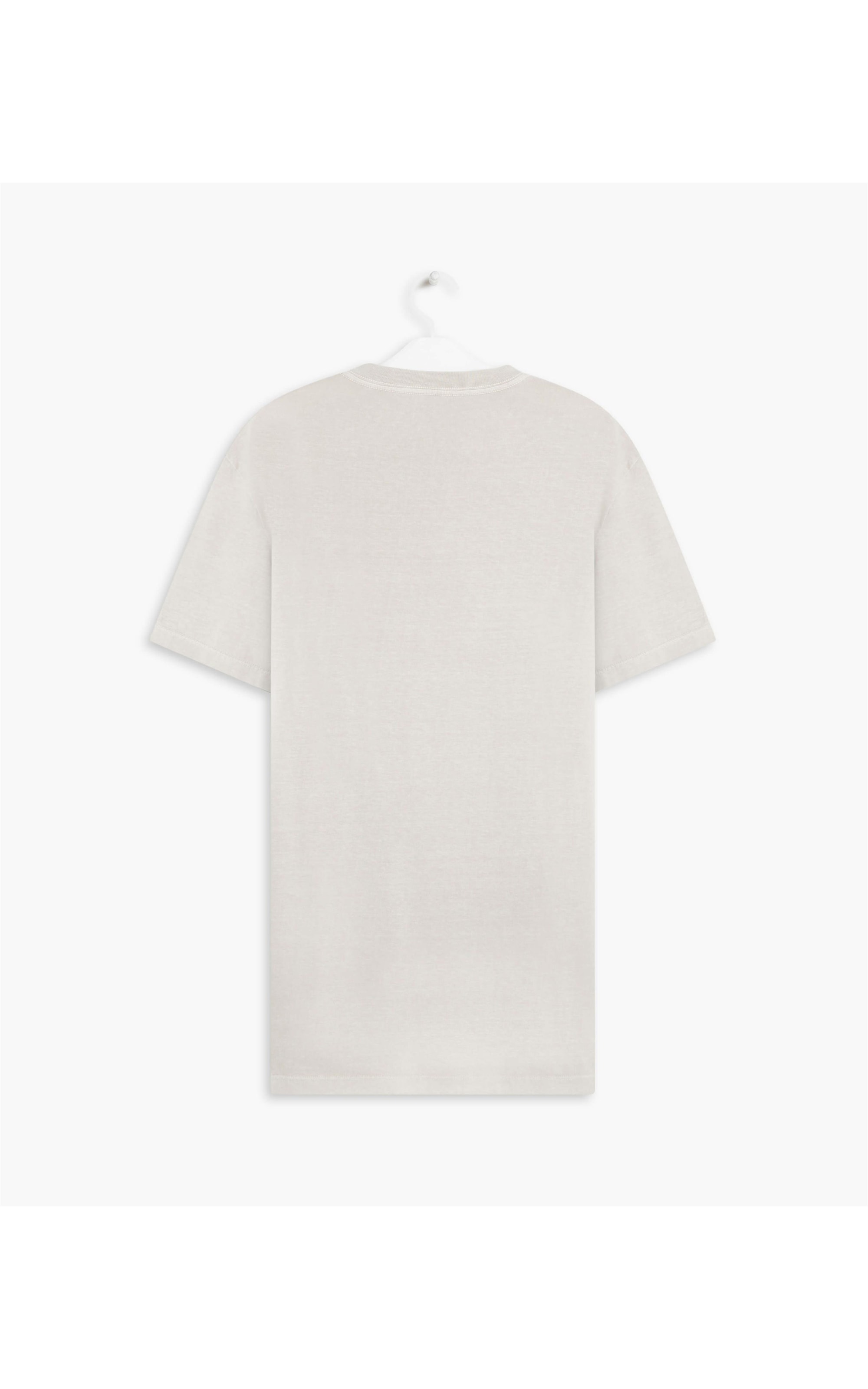 T-Shirt Mm Stone Manuscrito Mc Cinza Claro