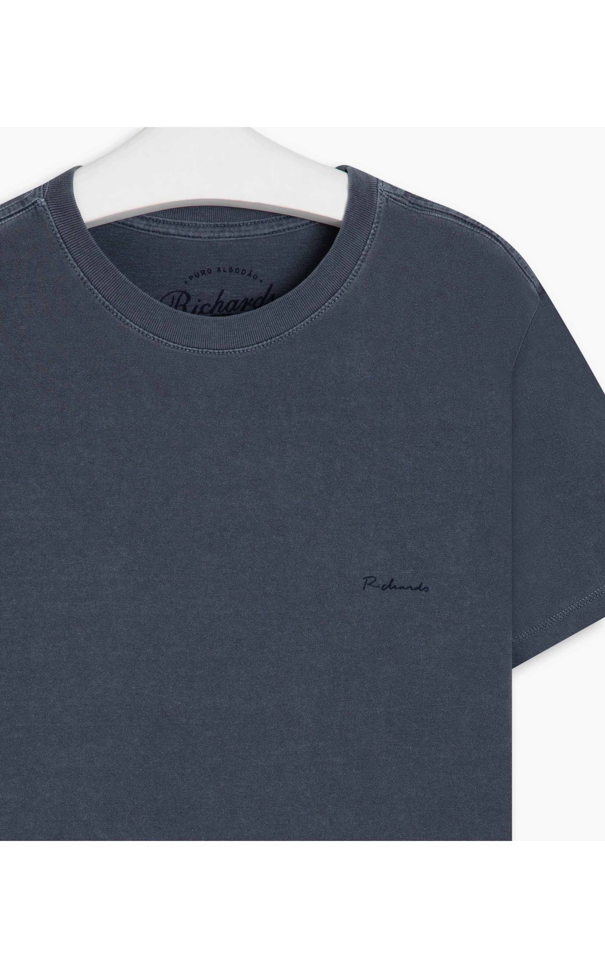 T-Shirt Mm Stone Manuscrito Mc Dark Navy