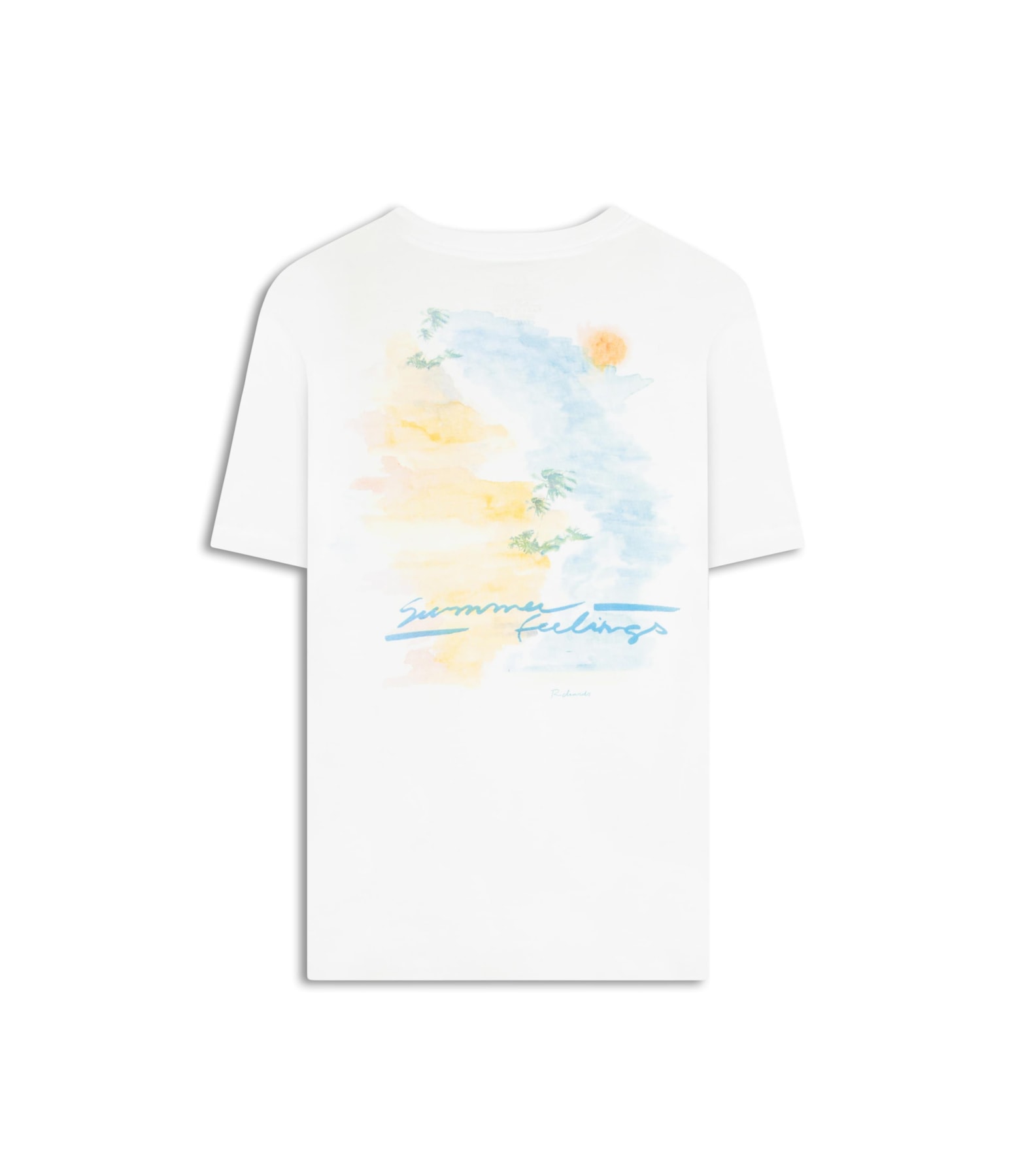 T-Shirt Mm Sumer Feelings Costas Bf Branco