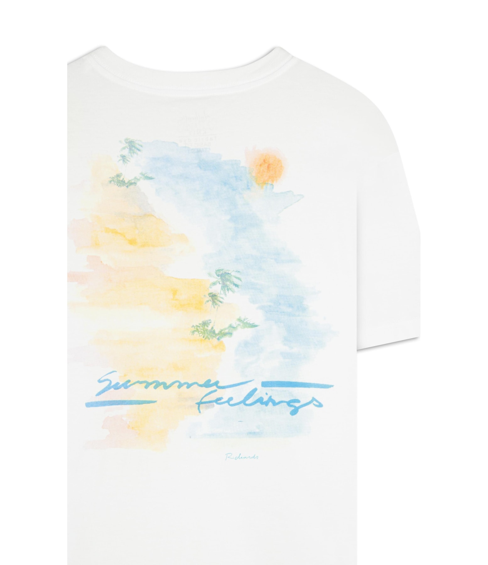 T-Shirt Mm Sumer Feelings Costas Bf Branco