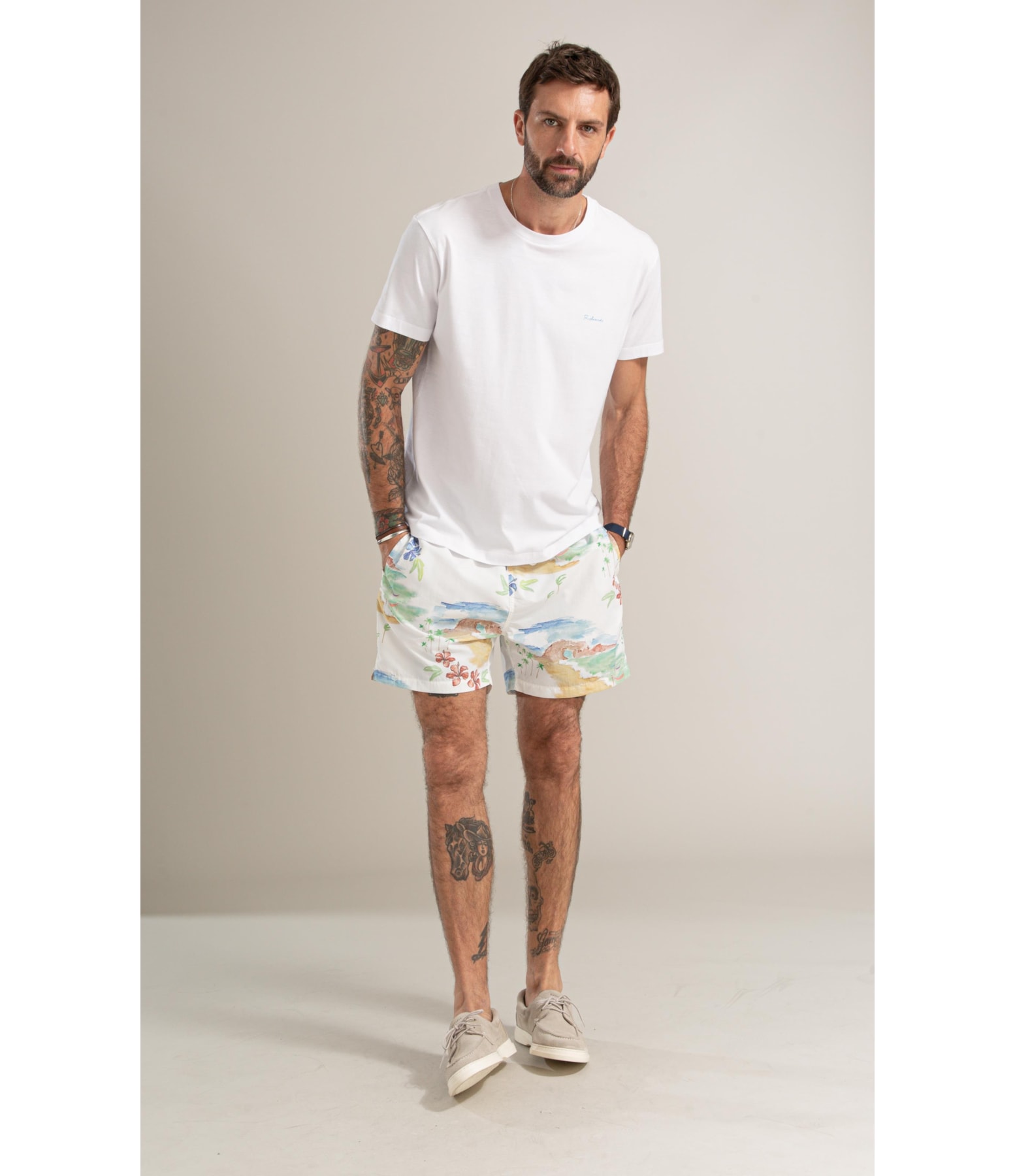 T-Shirt Mm Sumer Feelings Costas Bf Branco
