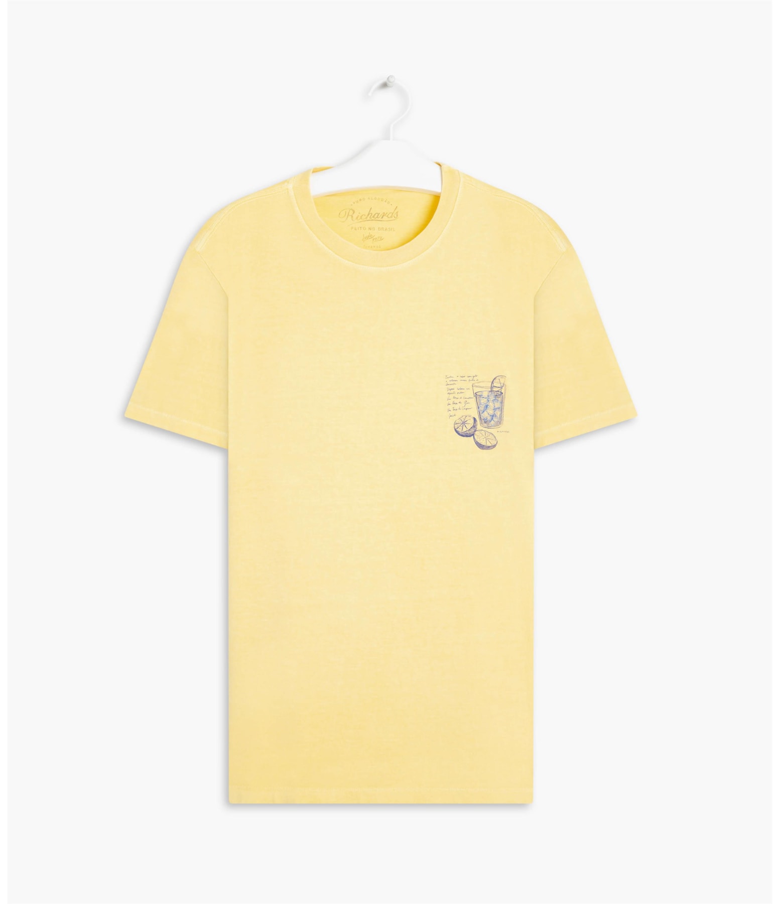 T-Shirt Mm Summer Drinks Amarelo Claro