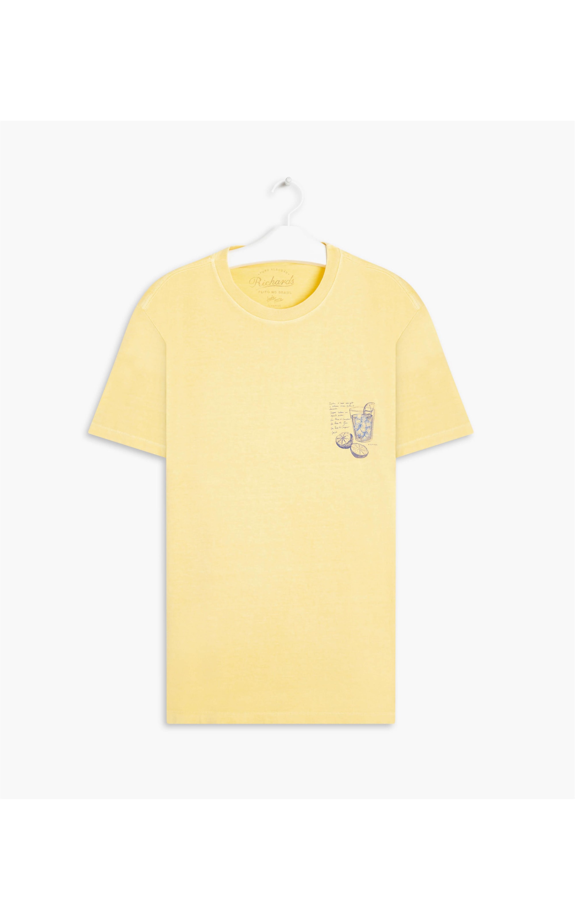 T-Shirt Mm Summer Drinks Amarelo Claro