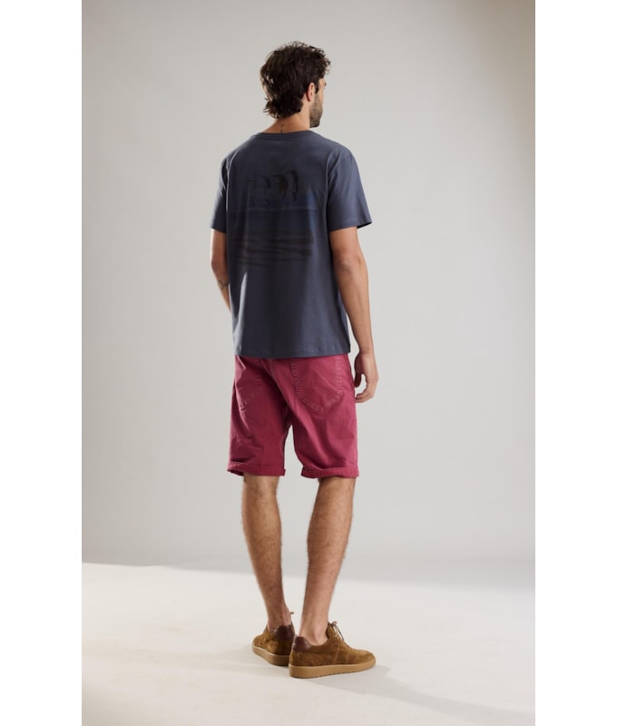 T-Shirt Mm The Kites Costas Fd Cinza Azulado
