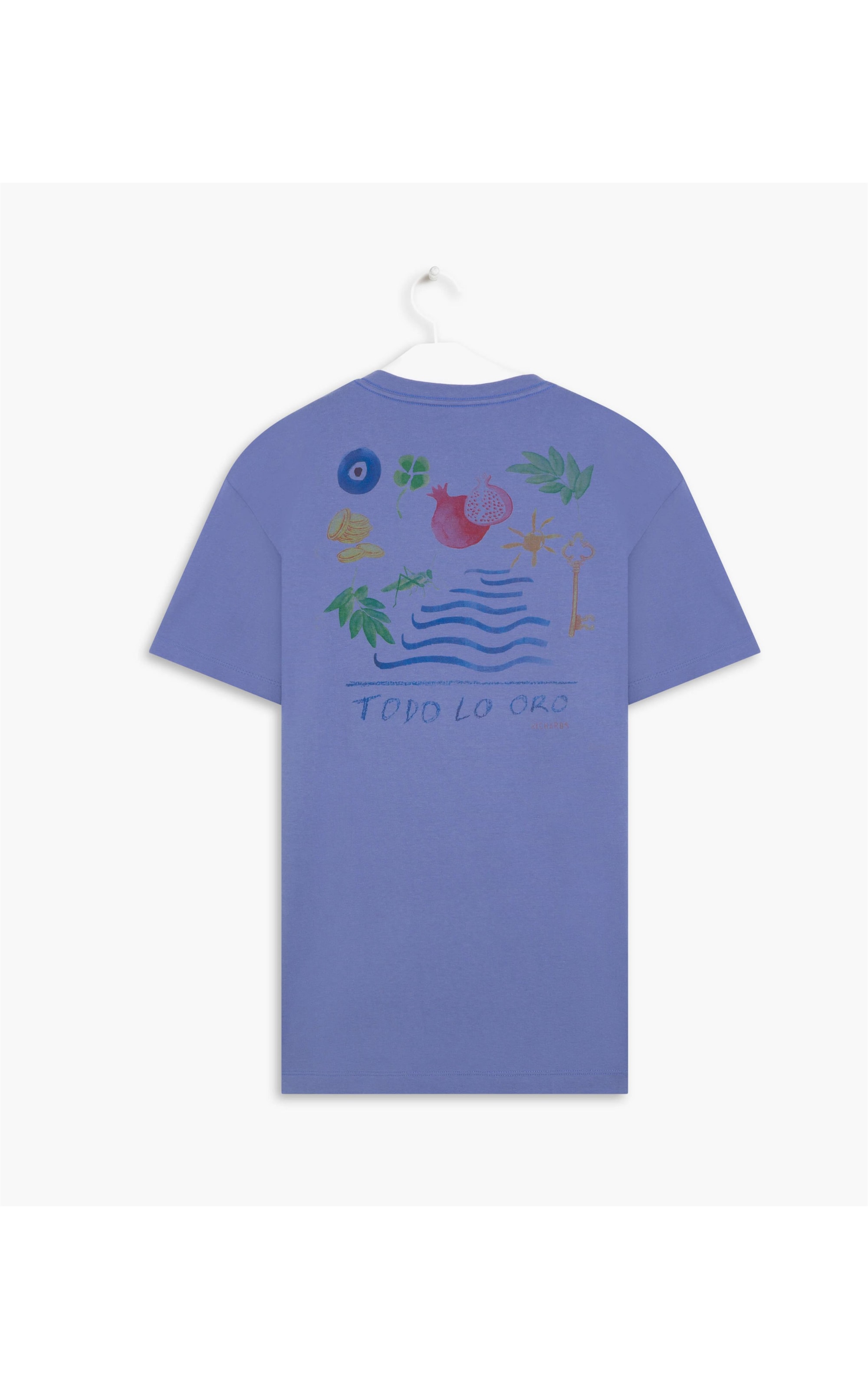 T-Shirt Mm Todo Lo Oro  Azul Bic