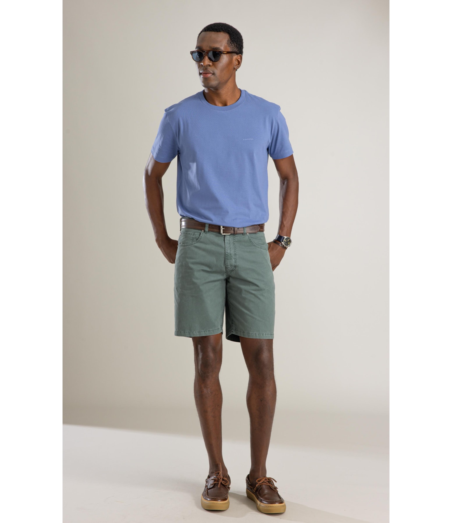 T-Shirt Mm Treetop Costas Bf Azul Pervante