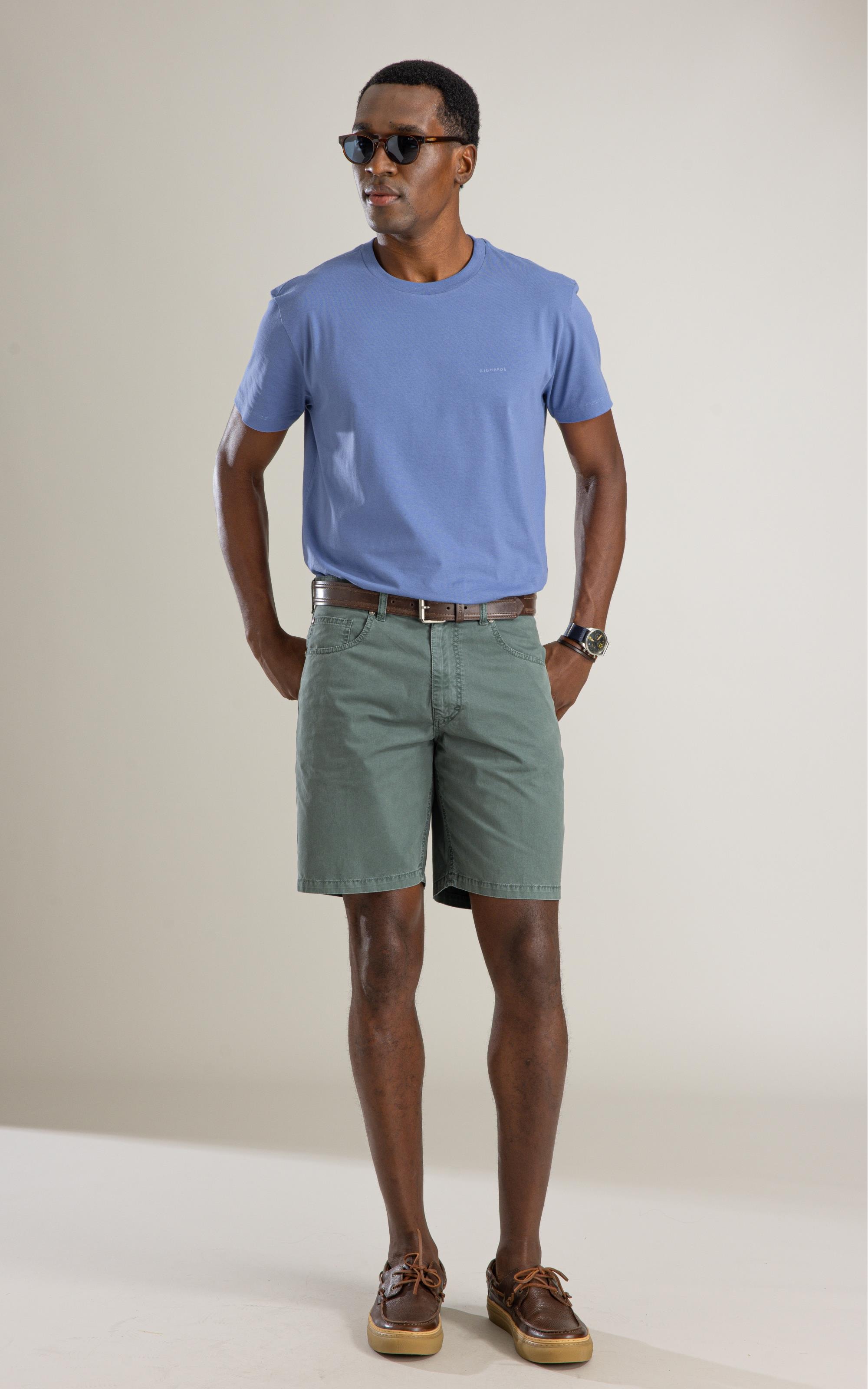 T-Shirt Mm Treetop Costas Bf Azul Pervante