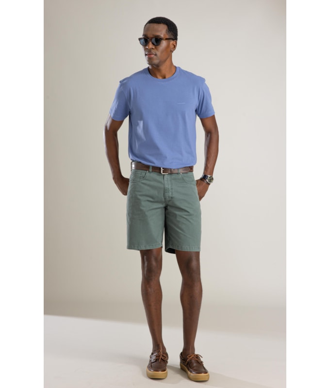 T-Shirt Mm Treetop Costas Bf Azul Pervante