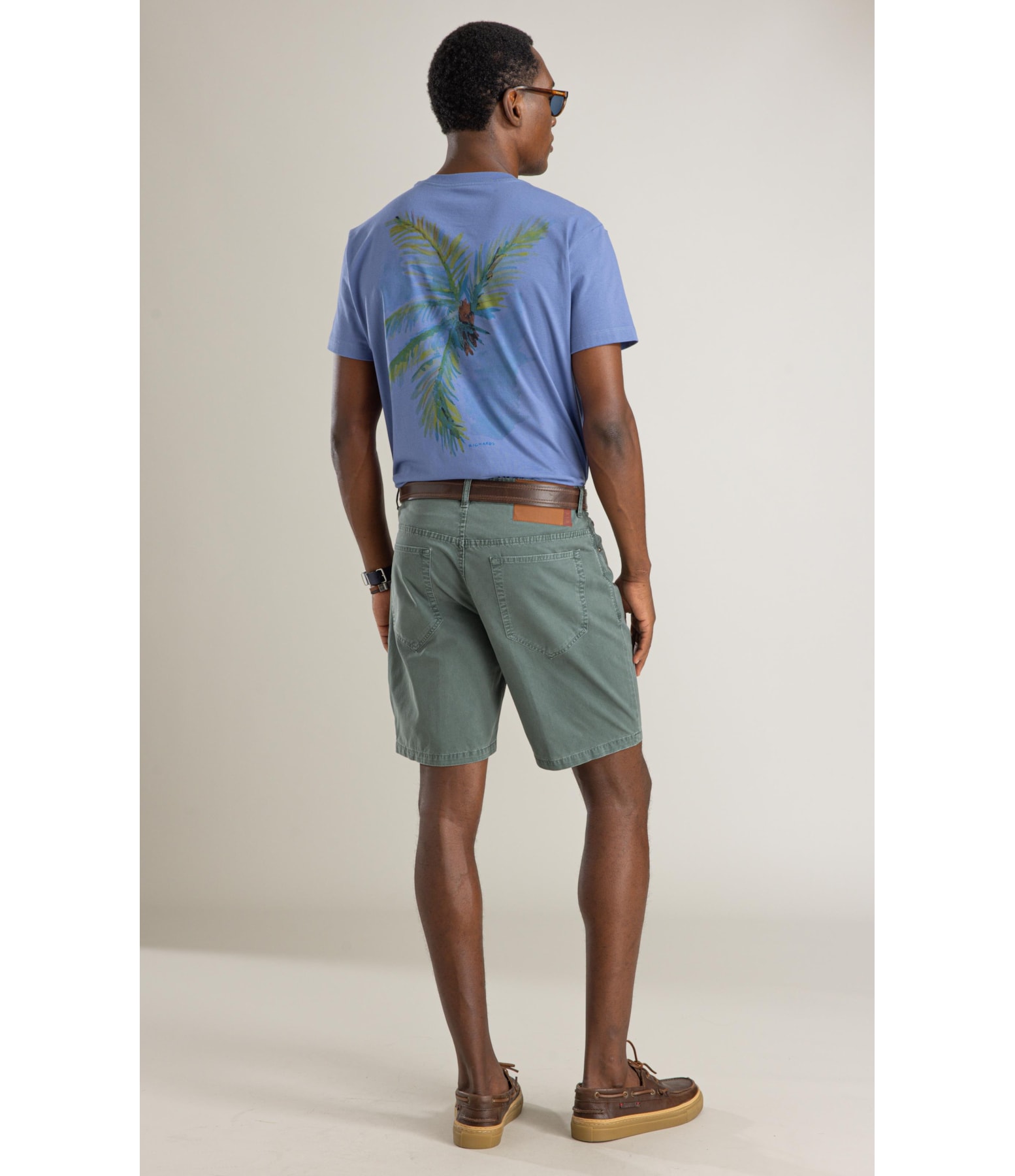 T-Shirt Mm Treetop Costas Bf Azul Pervante