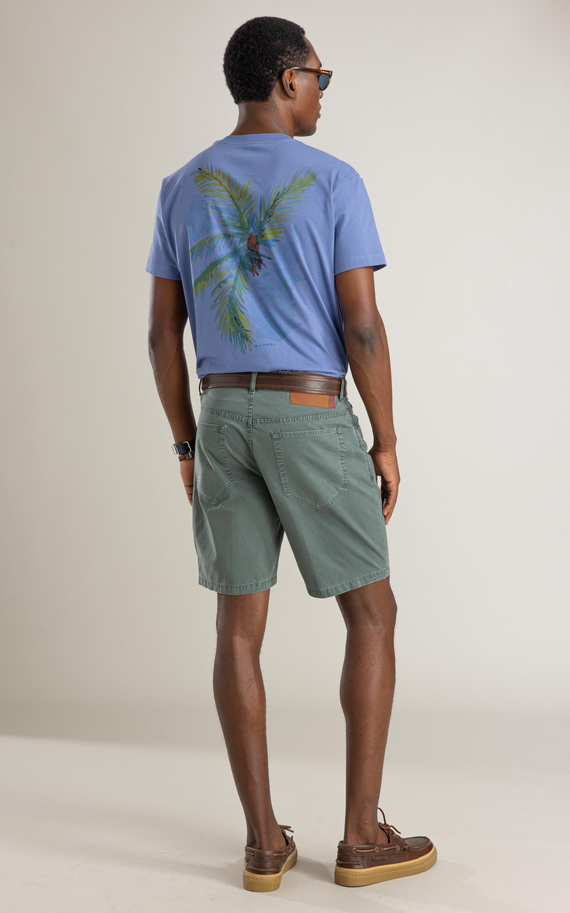T-Shirt Mm Treetop Costas Bf Azul Pervante