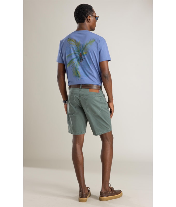 T-Shirt Mm Treetop Costas Bf Azul Pervante