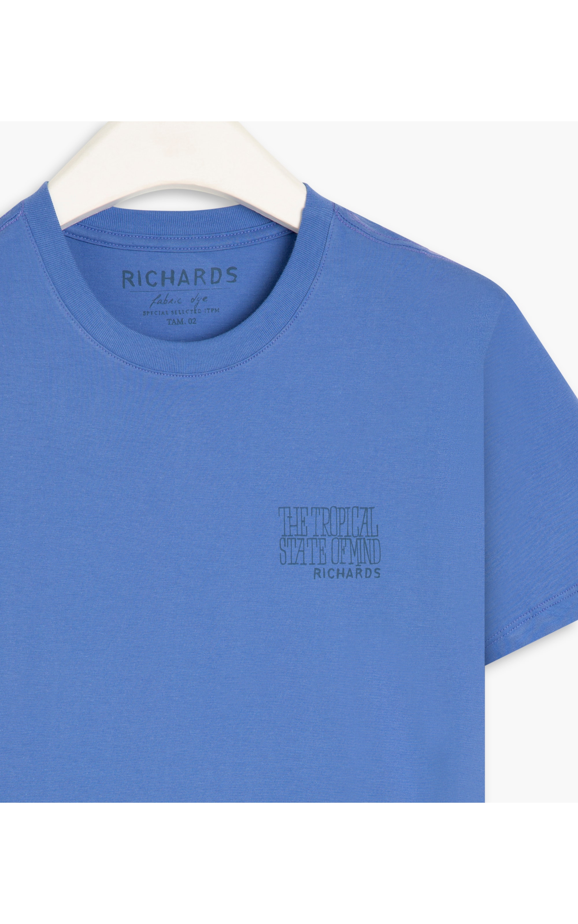 T-Shirt Mm Trocpical State Of Mind Mc Azul Bic