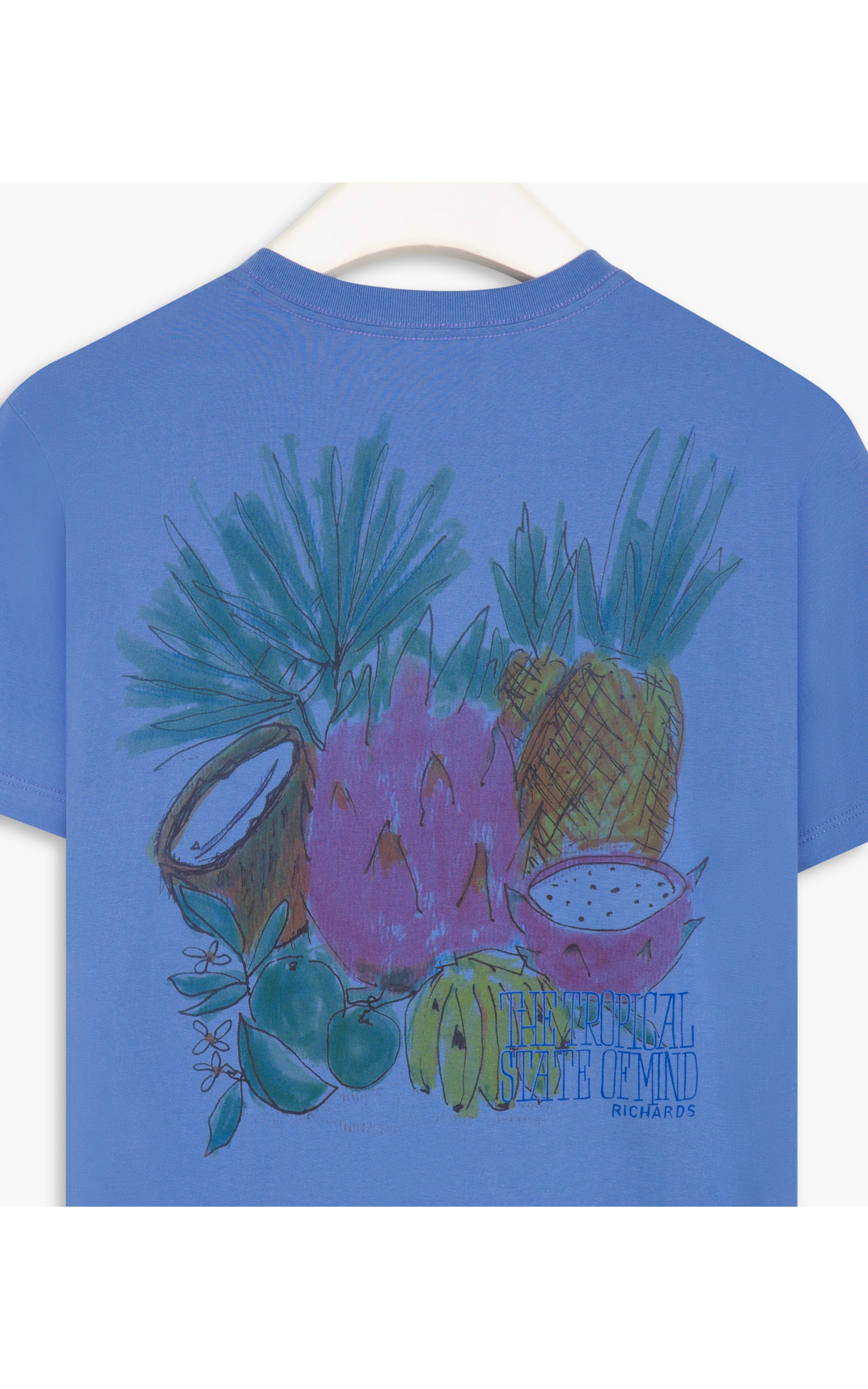 T-Shirt Mm Trocpical State Of Mind Mc Azul Bic