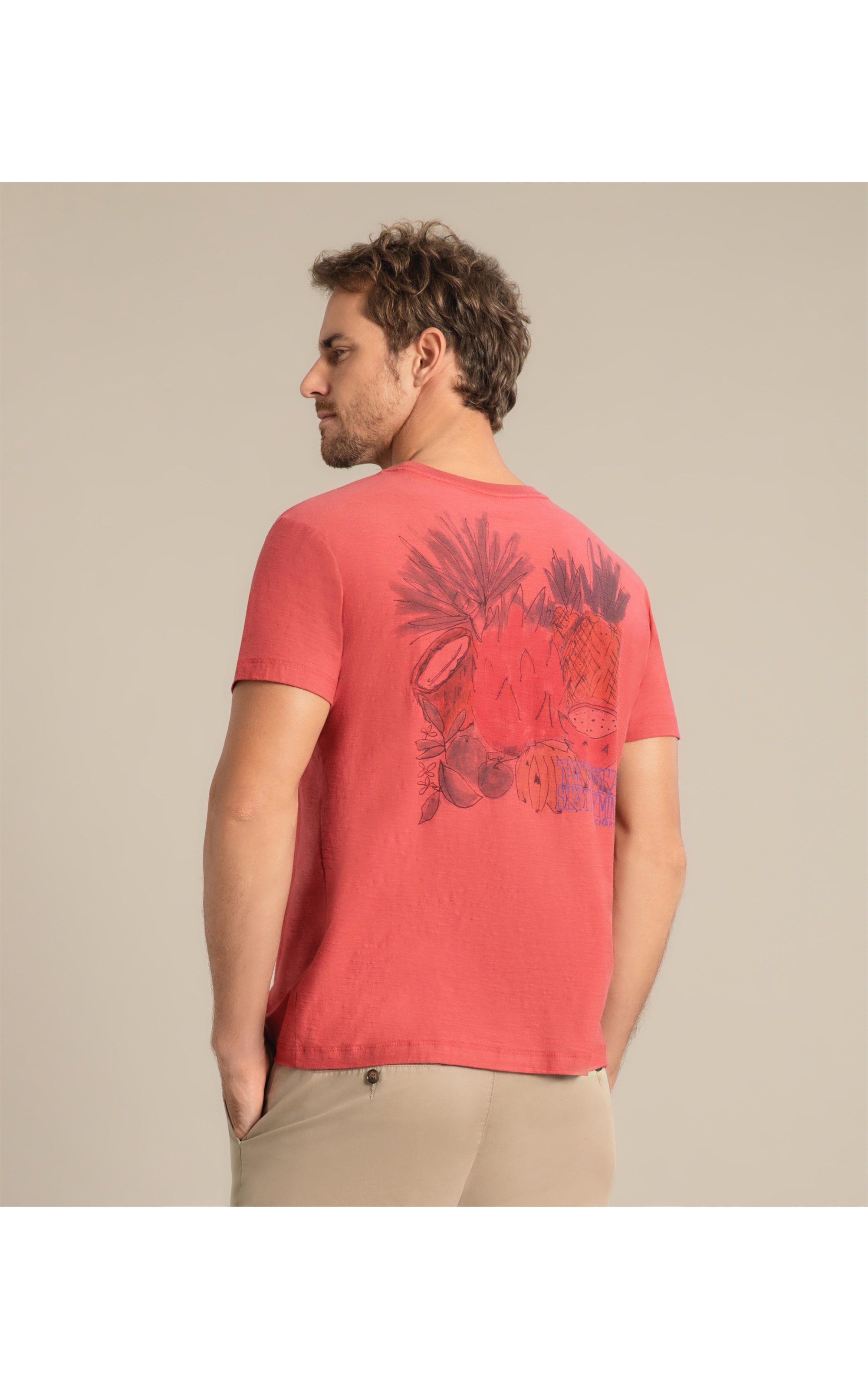 T-Shirt Mm Trocpical State Of Mind Mc Goiaba