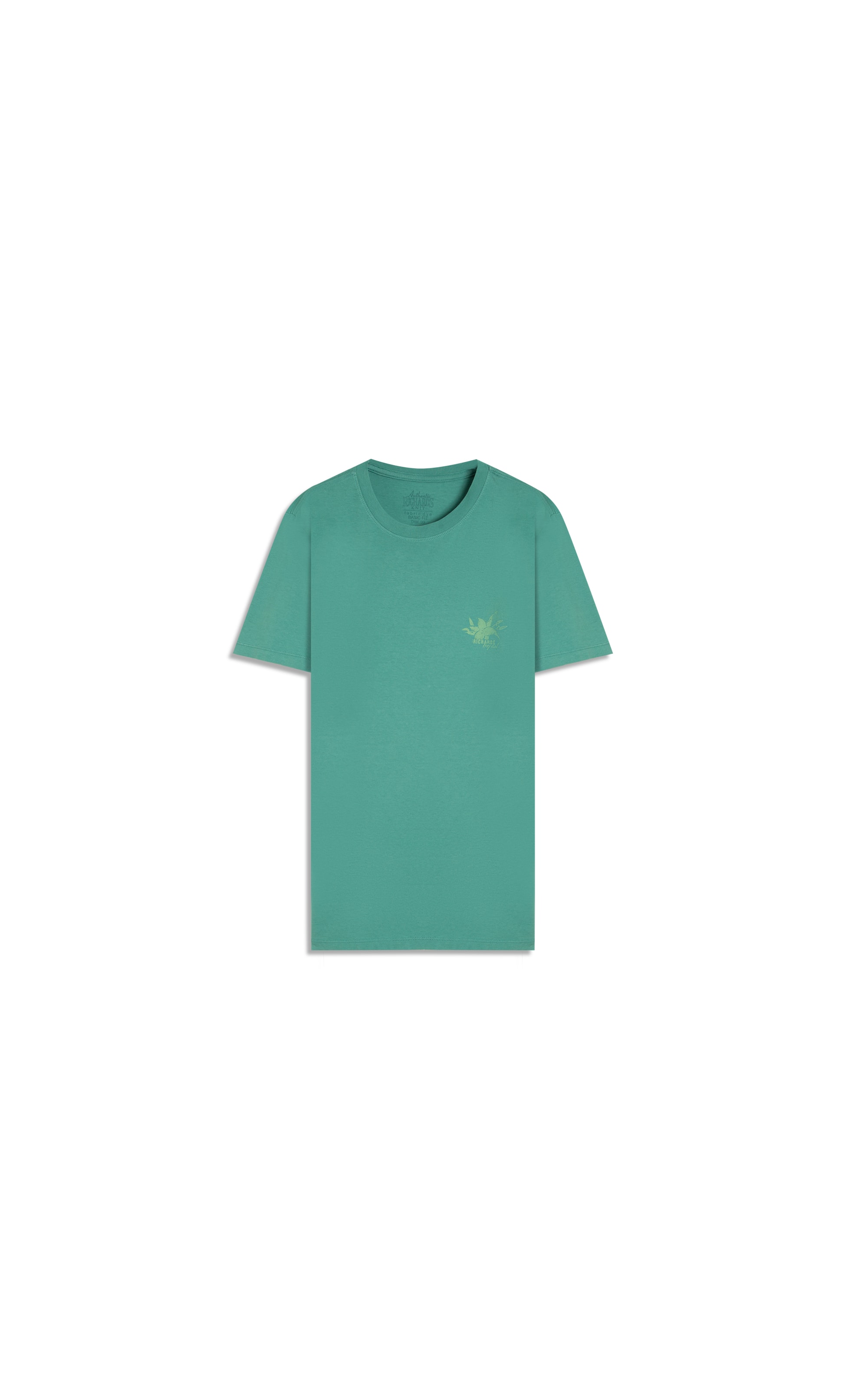 T-Shirt Mm Tropical Peito Bf Esmeralda