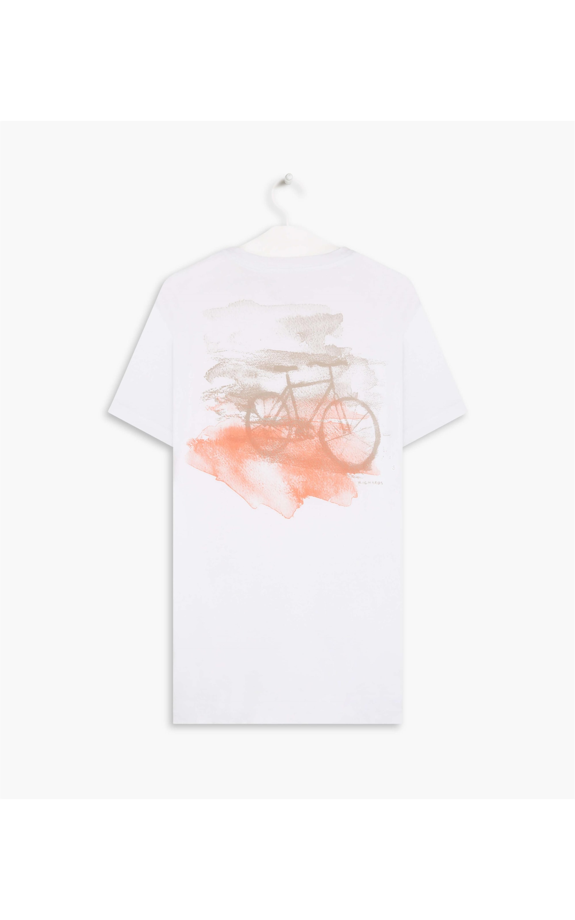 T-Shirt Mm Two Colors Bike Branco