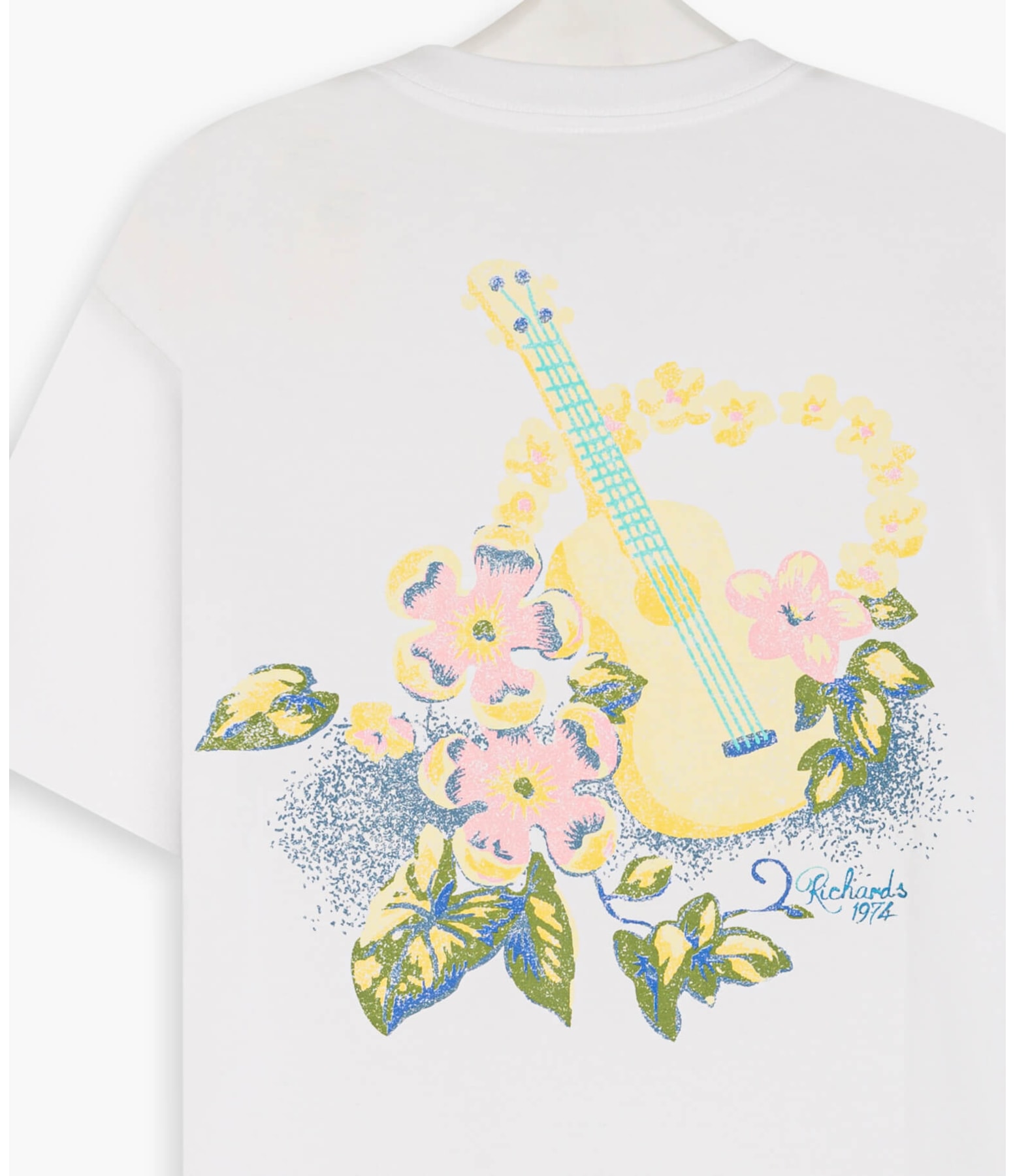 T-Shirt Mm Vintage Ukulele Mc Branco