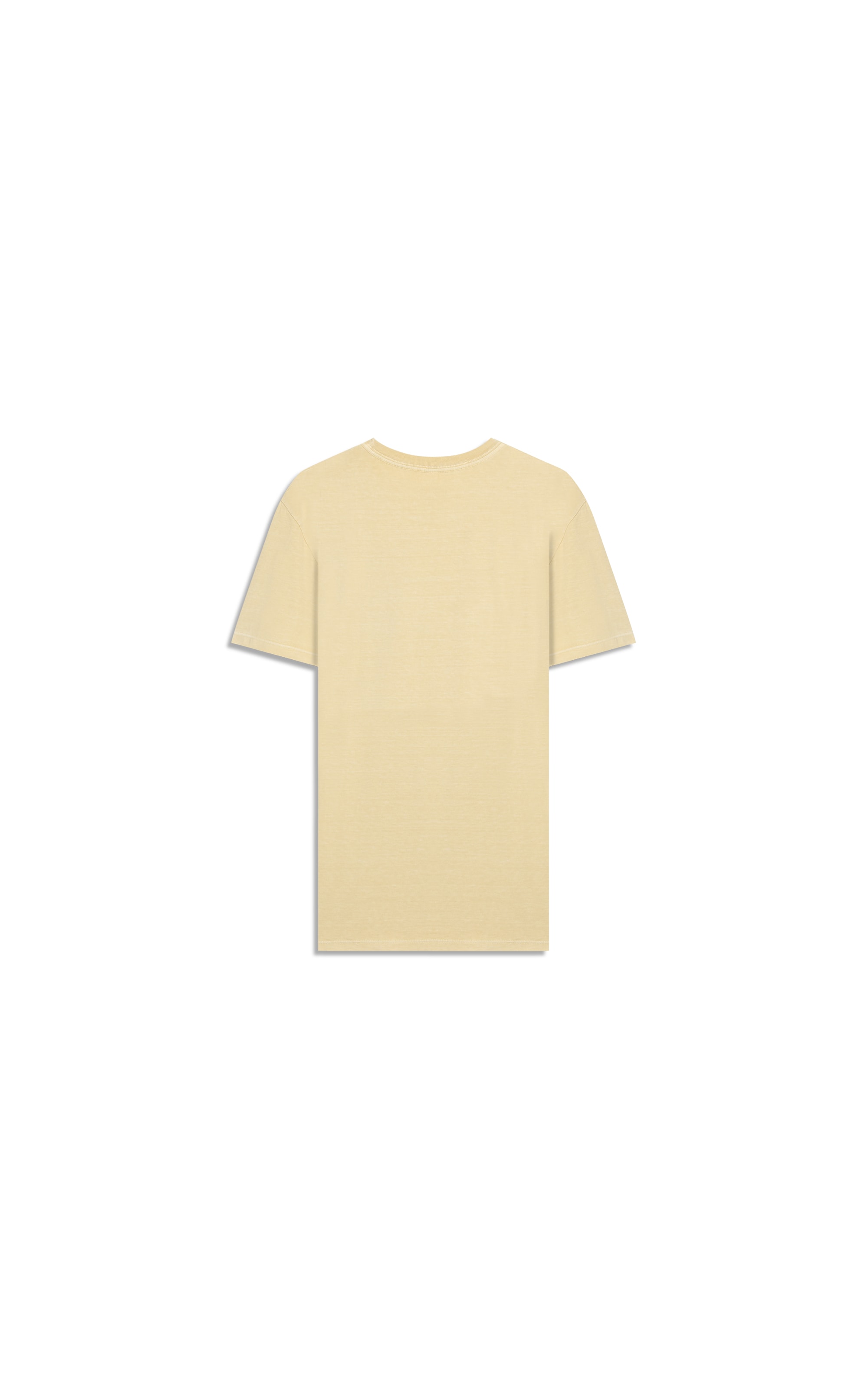 T-Shirt Mm Washed Aloha Peito Bf Amarelo