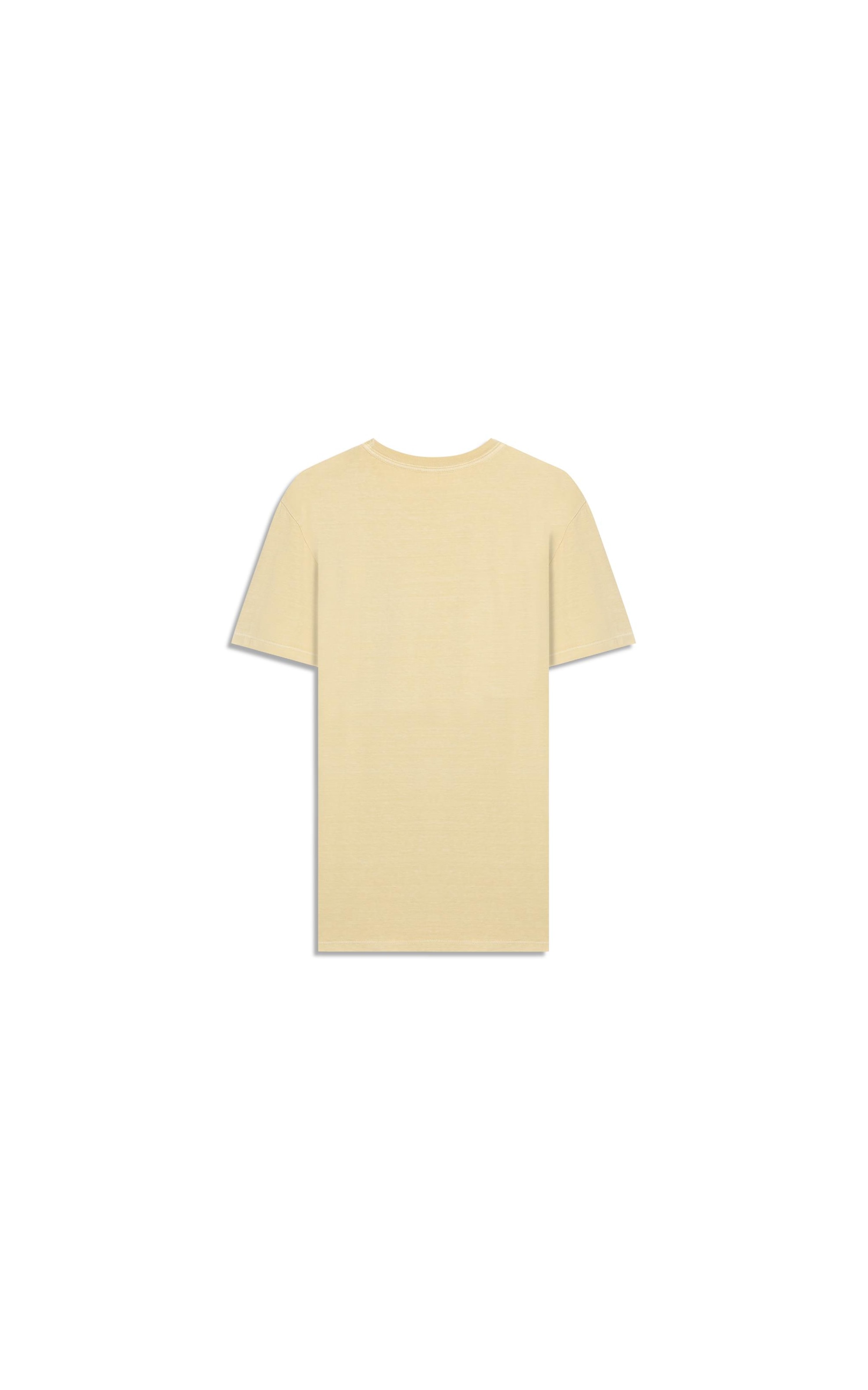T-Shirt Mm Washed Aloha Peito Bf Amarelo