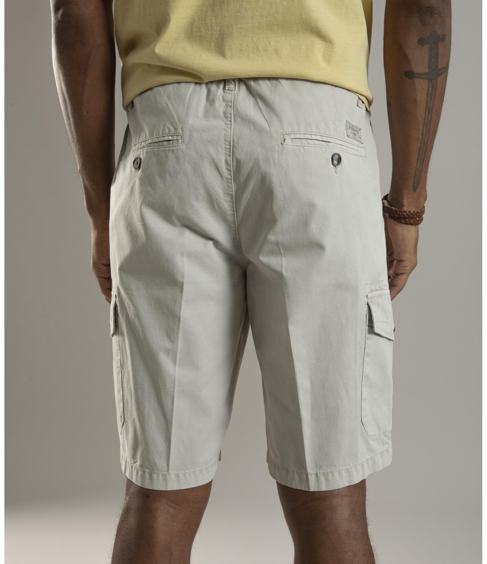 T-Shirt Mm Washed Aquarela Amarelo