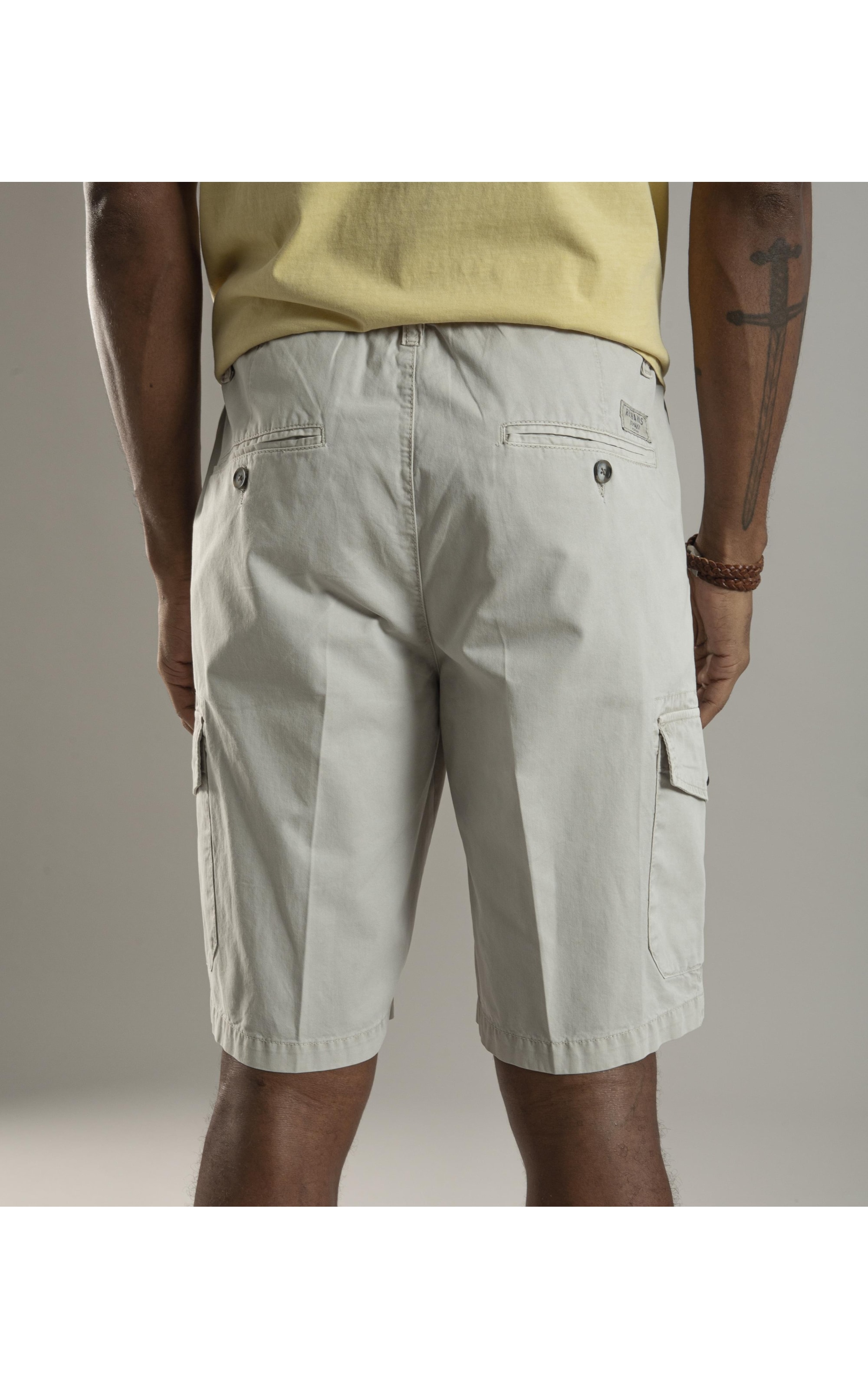 T-Shirt Mm Washed Aquarela Amarelo