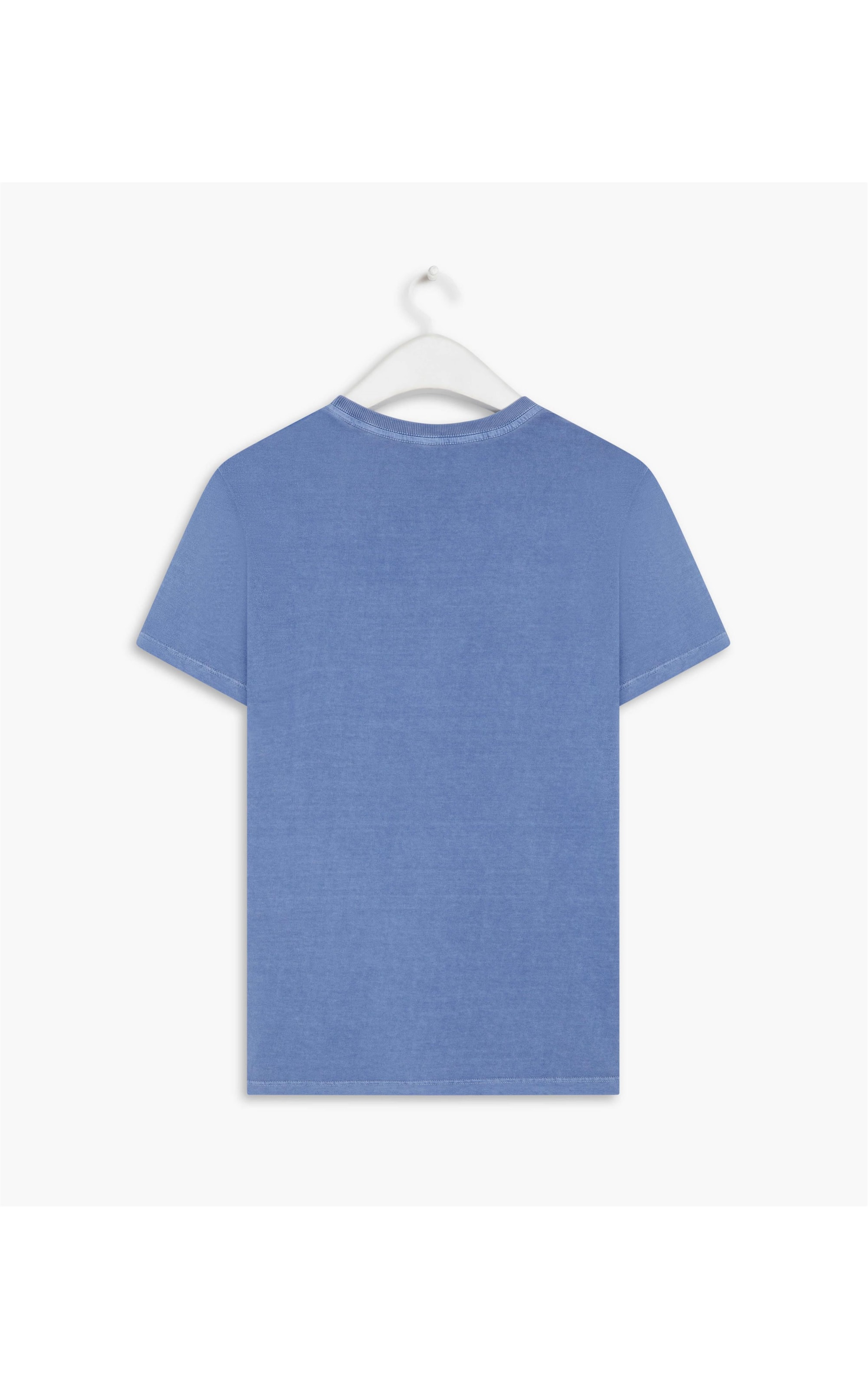 T-Shirt Mm Washed Aquarela Azul Bic