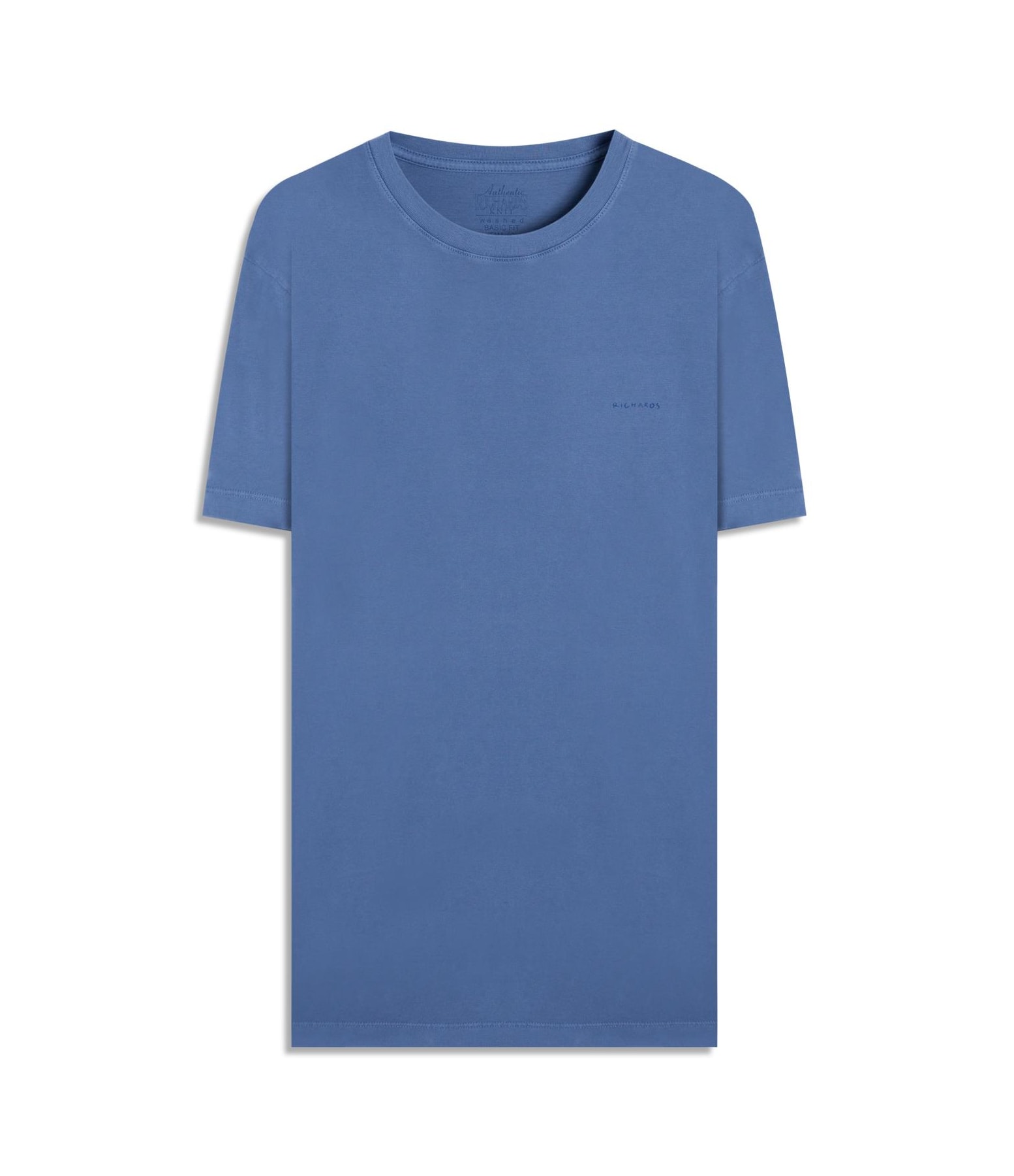 T-Shirt Mm Washed Aquarela Azul Jeans