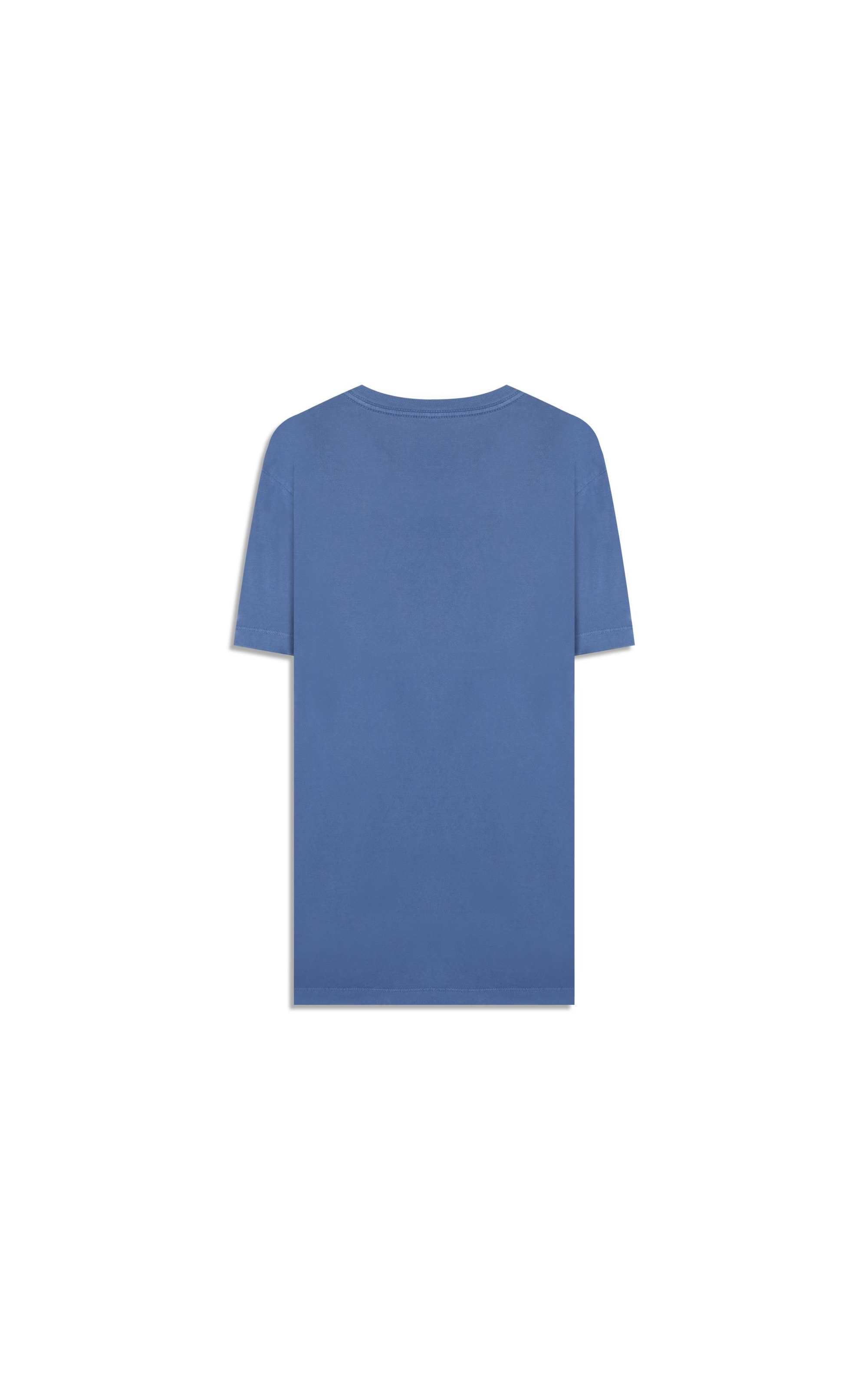 T-Shirt Mm Washed Aquarela Azul Jeans